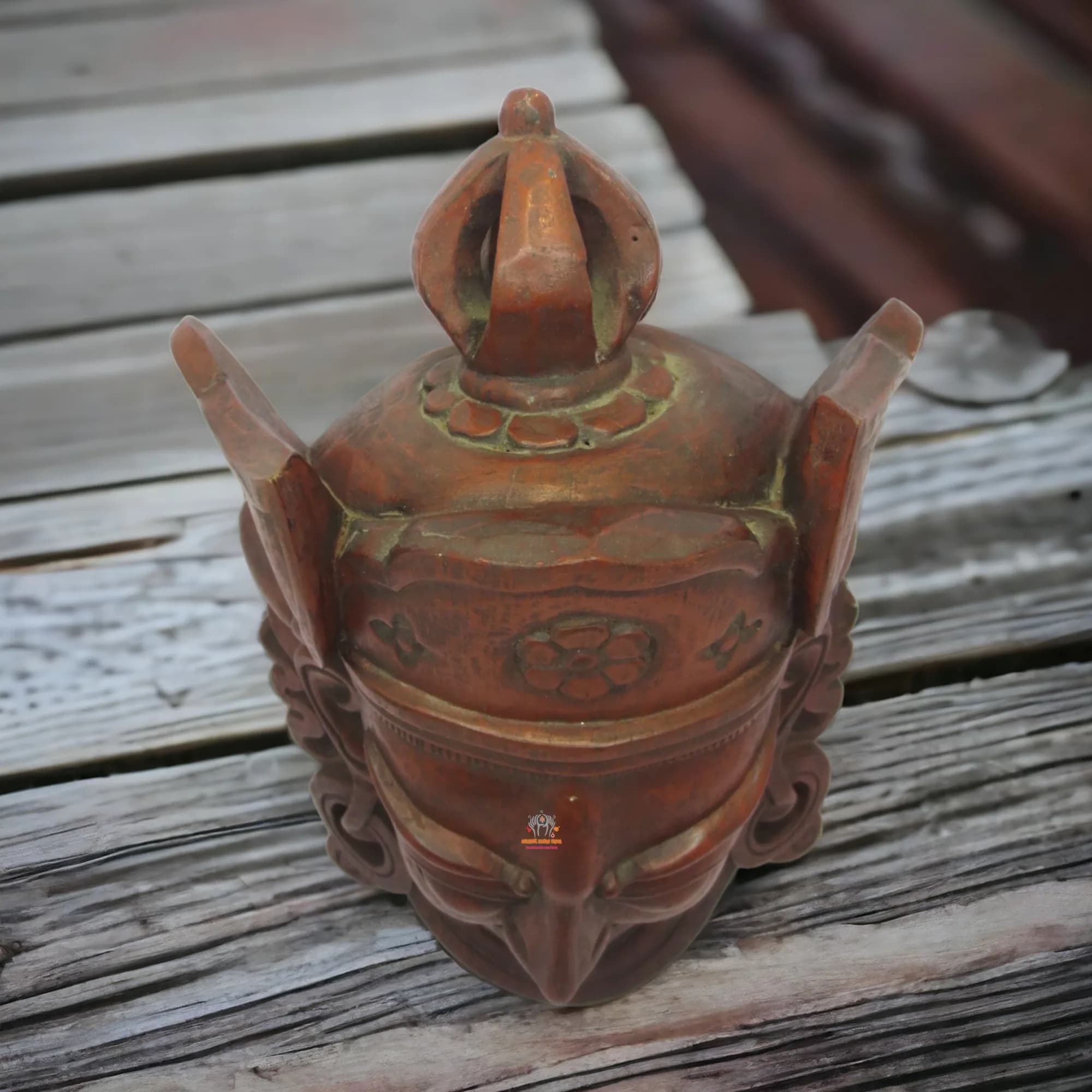 Guru Rinpoche Wooden Mask