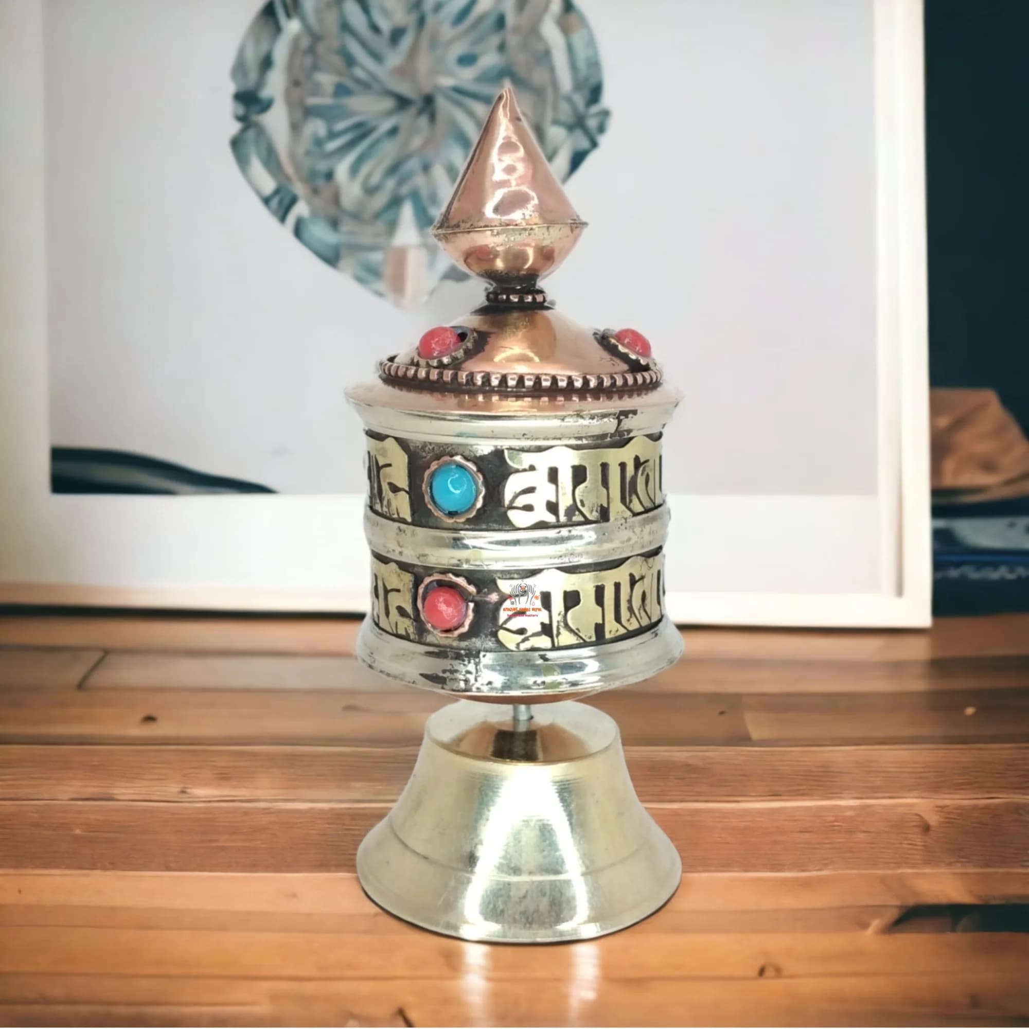 Buddhist Mantra Prayer Wheel