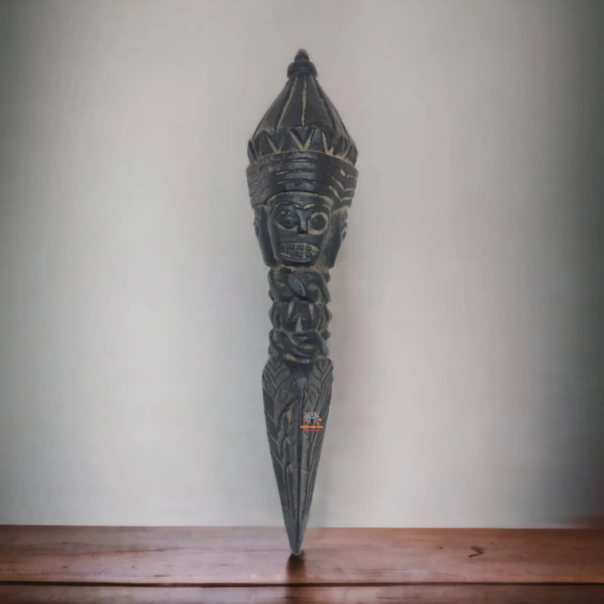 Tibetan Wooden Phurba