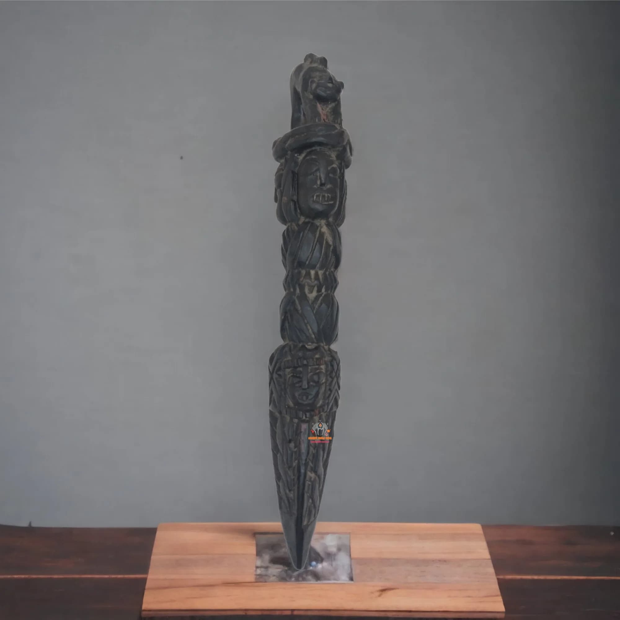 Tibetan Wooden Phurba