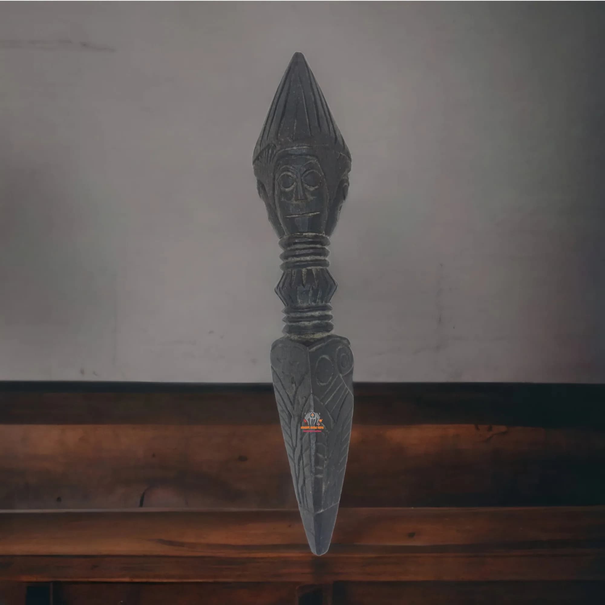 Tibetan Wooden Phurba