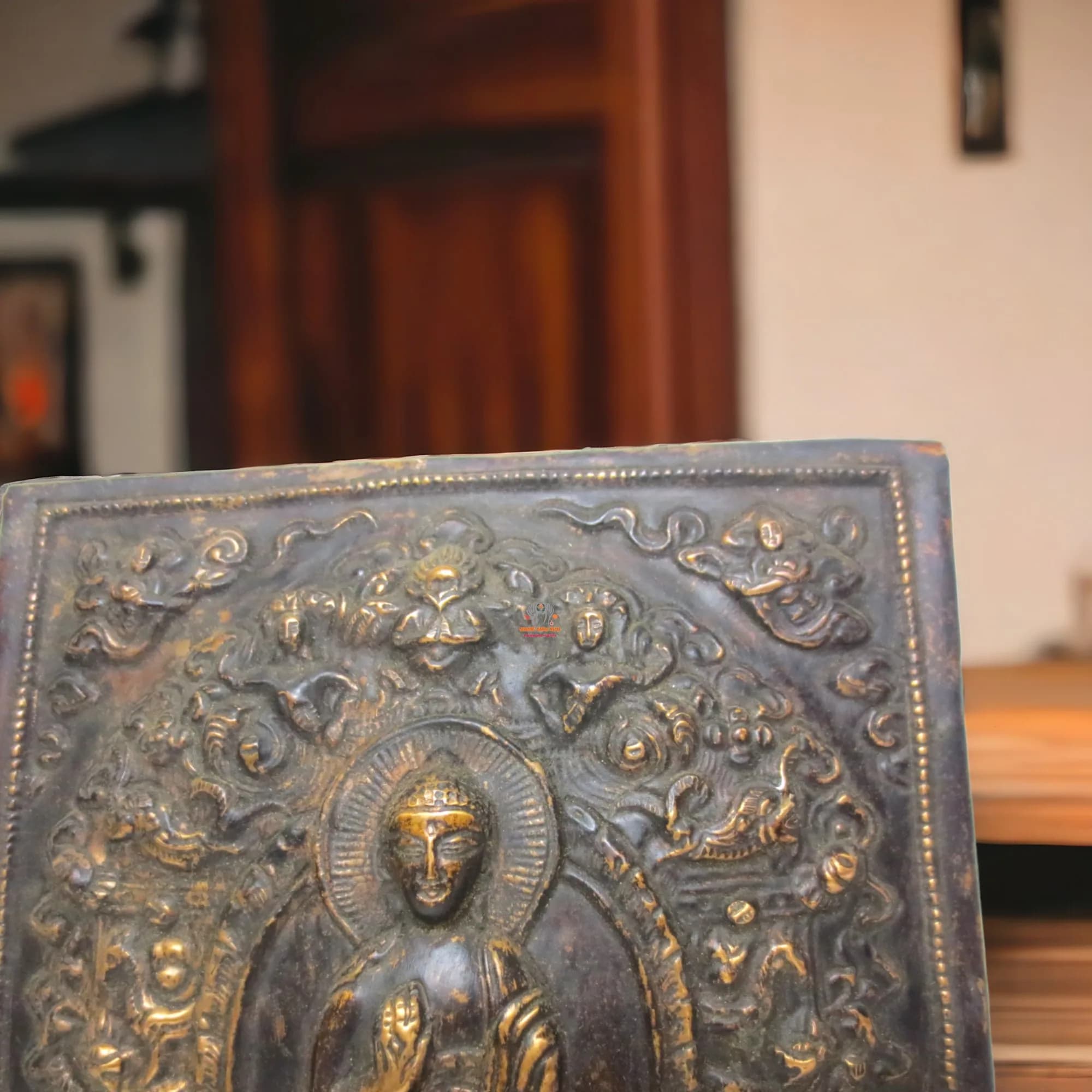 Buddha Copper Antique Frame