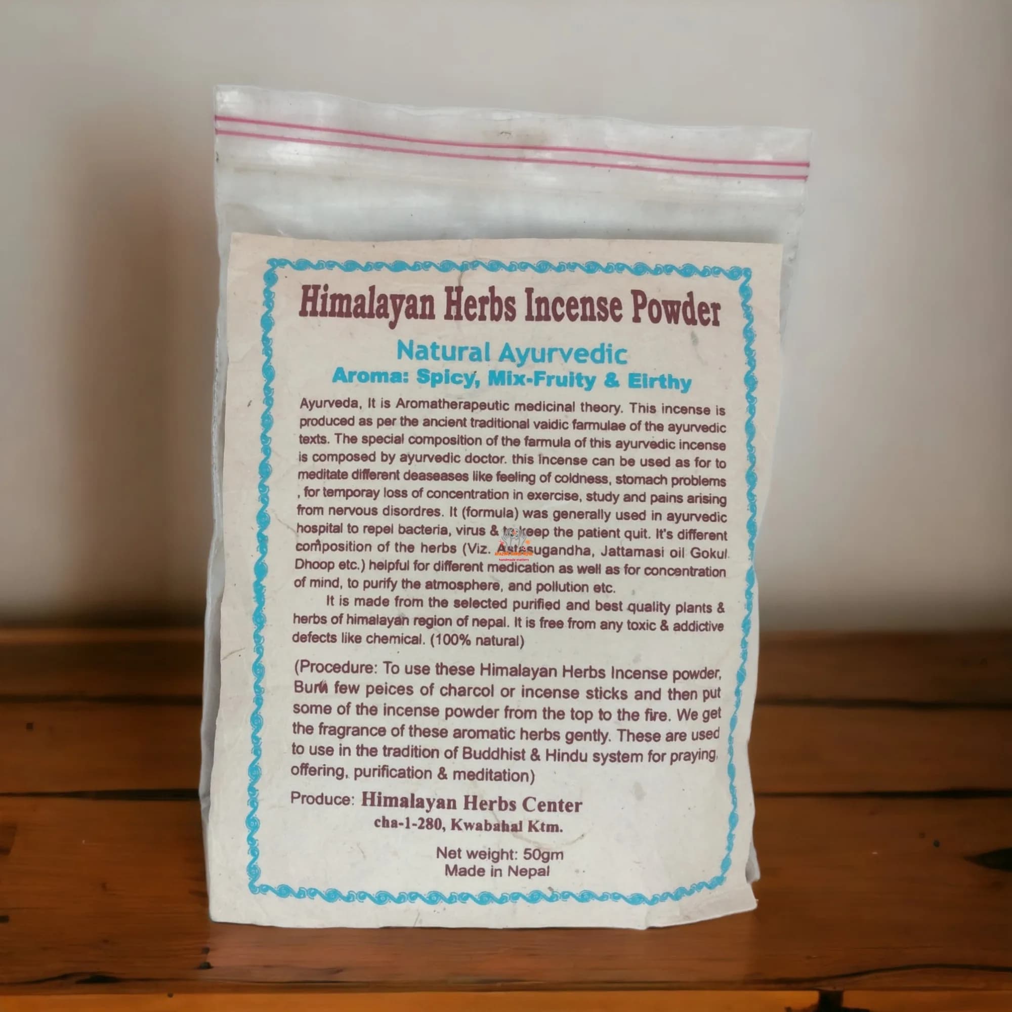 Incense Powder Natural Ayurvedic