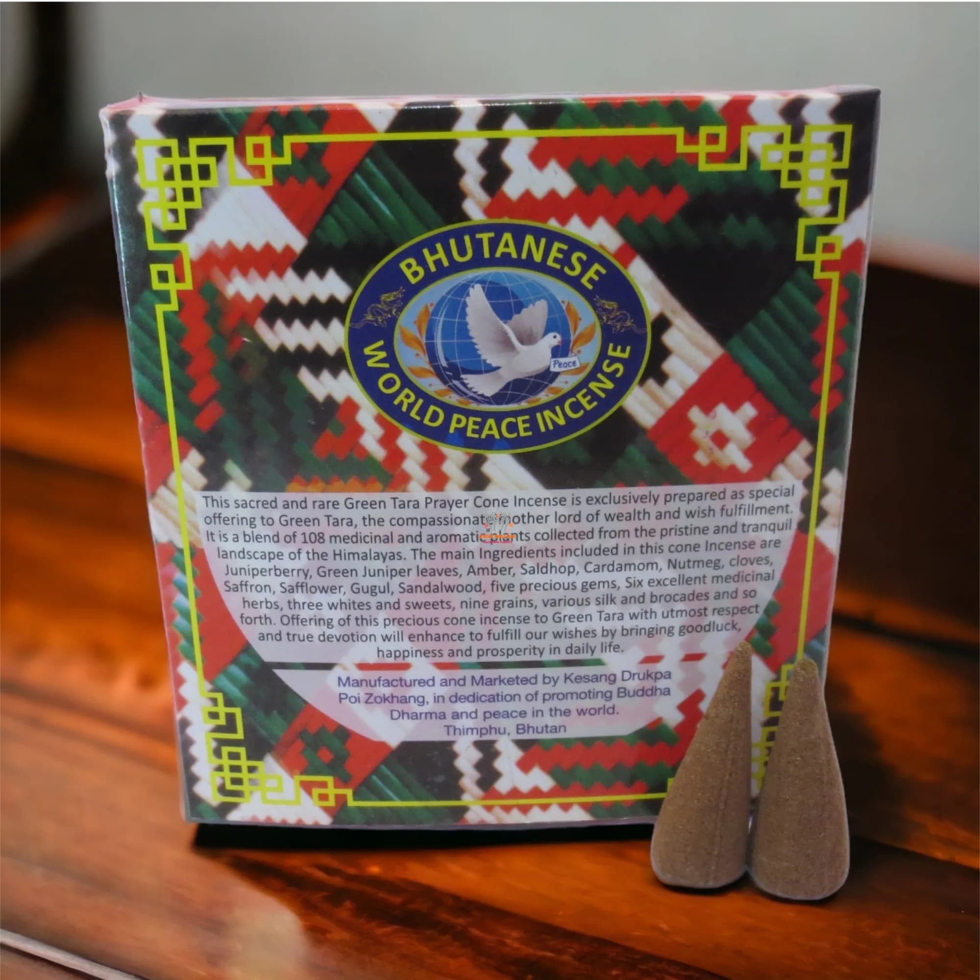 Green Tara Prayer Cone Incense