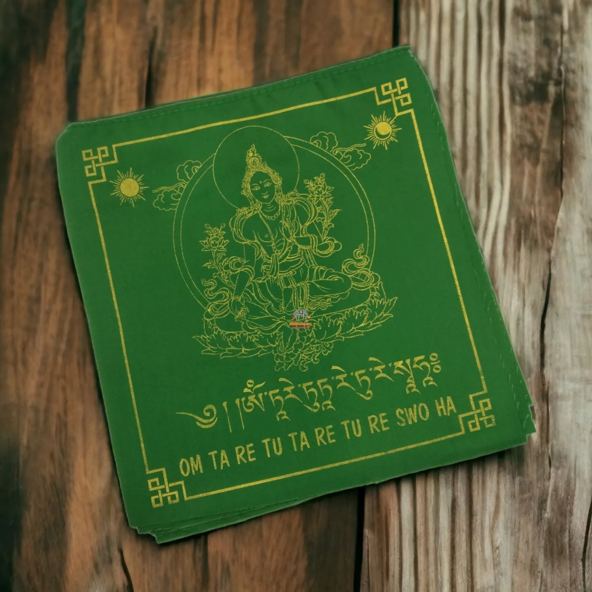 Green Tara Prayer Flag