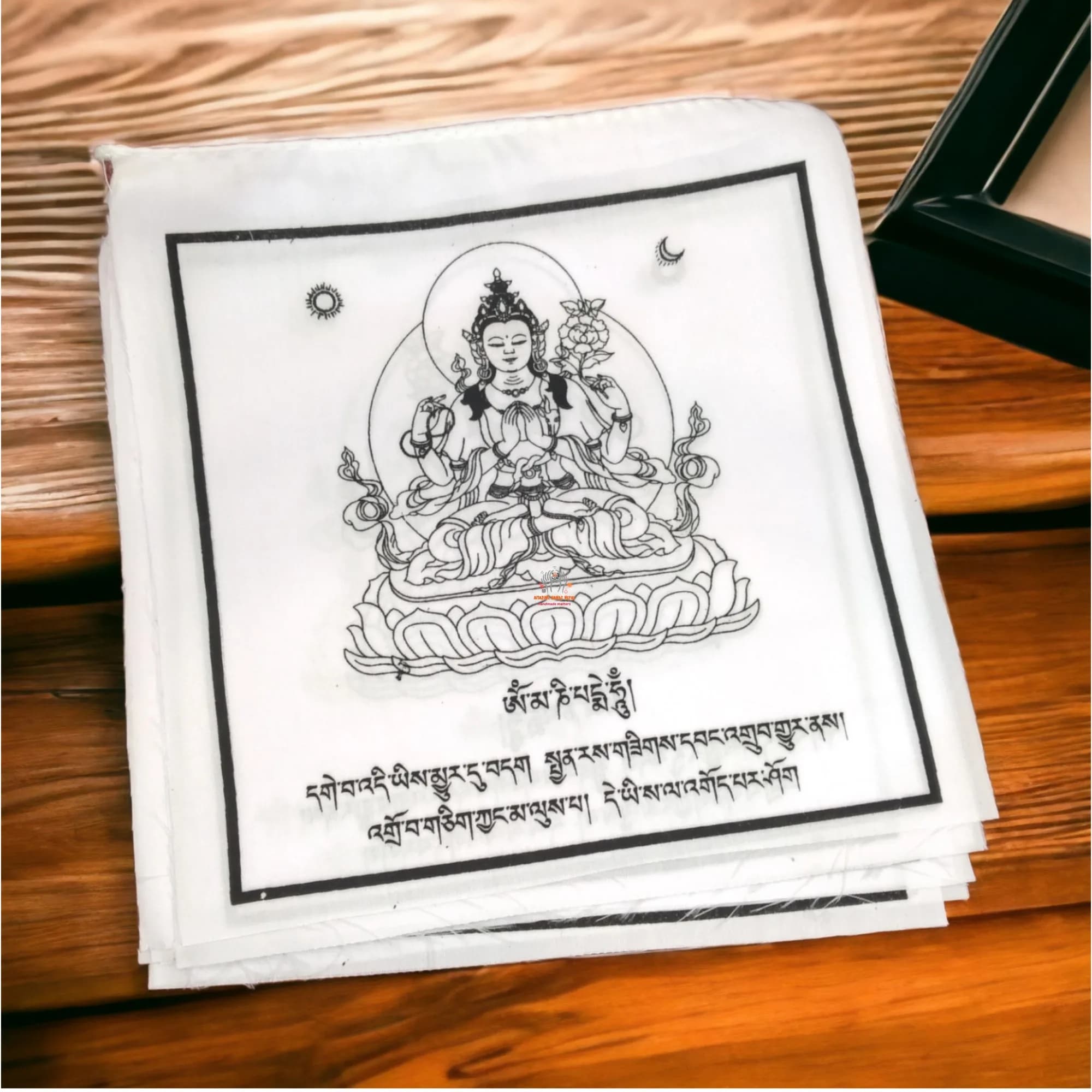 White Tara Prayer Flag