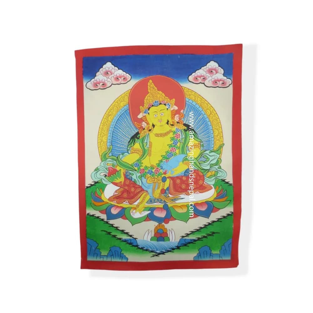 Jambala Thangka Painting