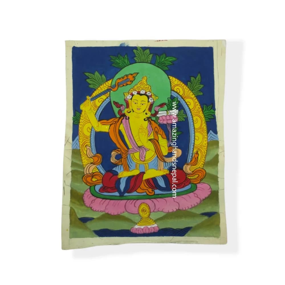 Manjushree Thangka Painting