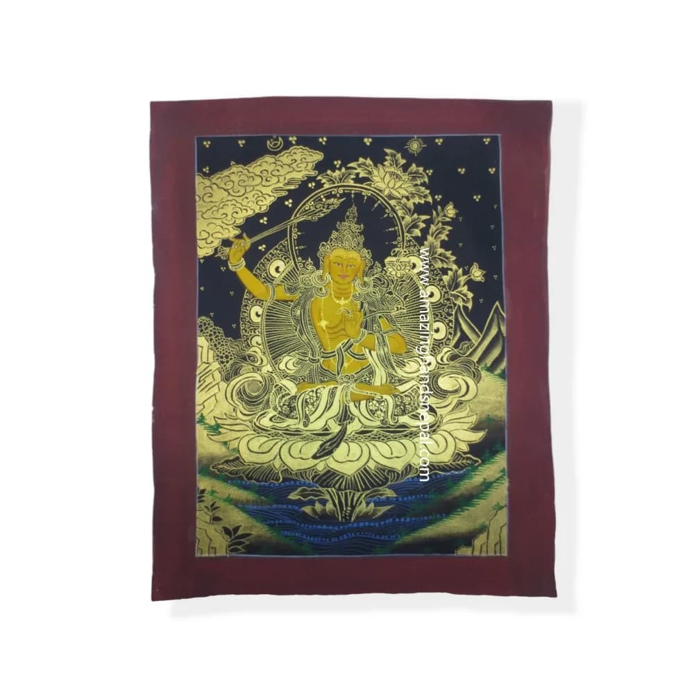 Manjushree Thangka Painting