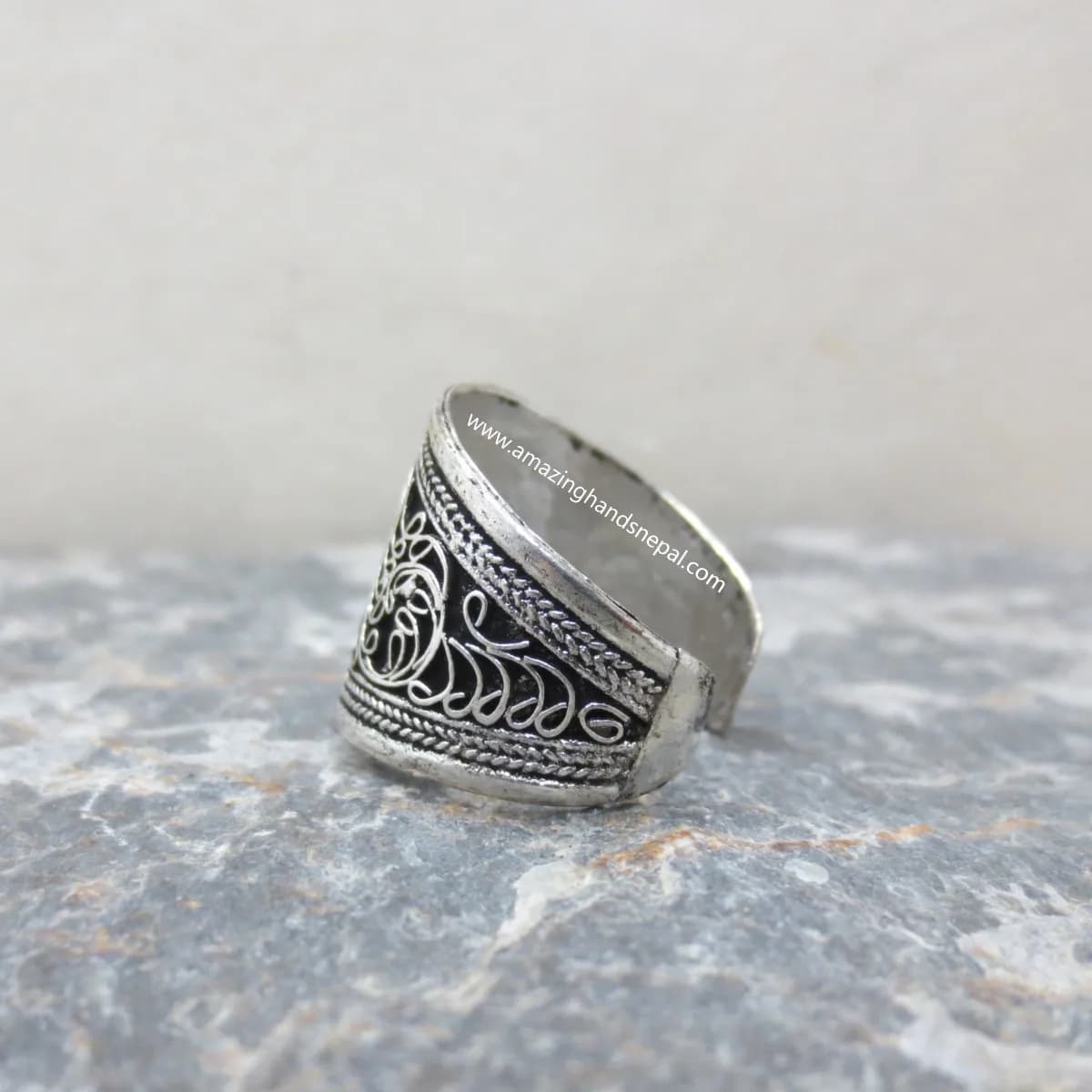 Filigree Finger Ring
