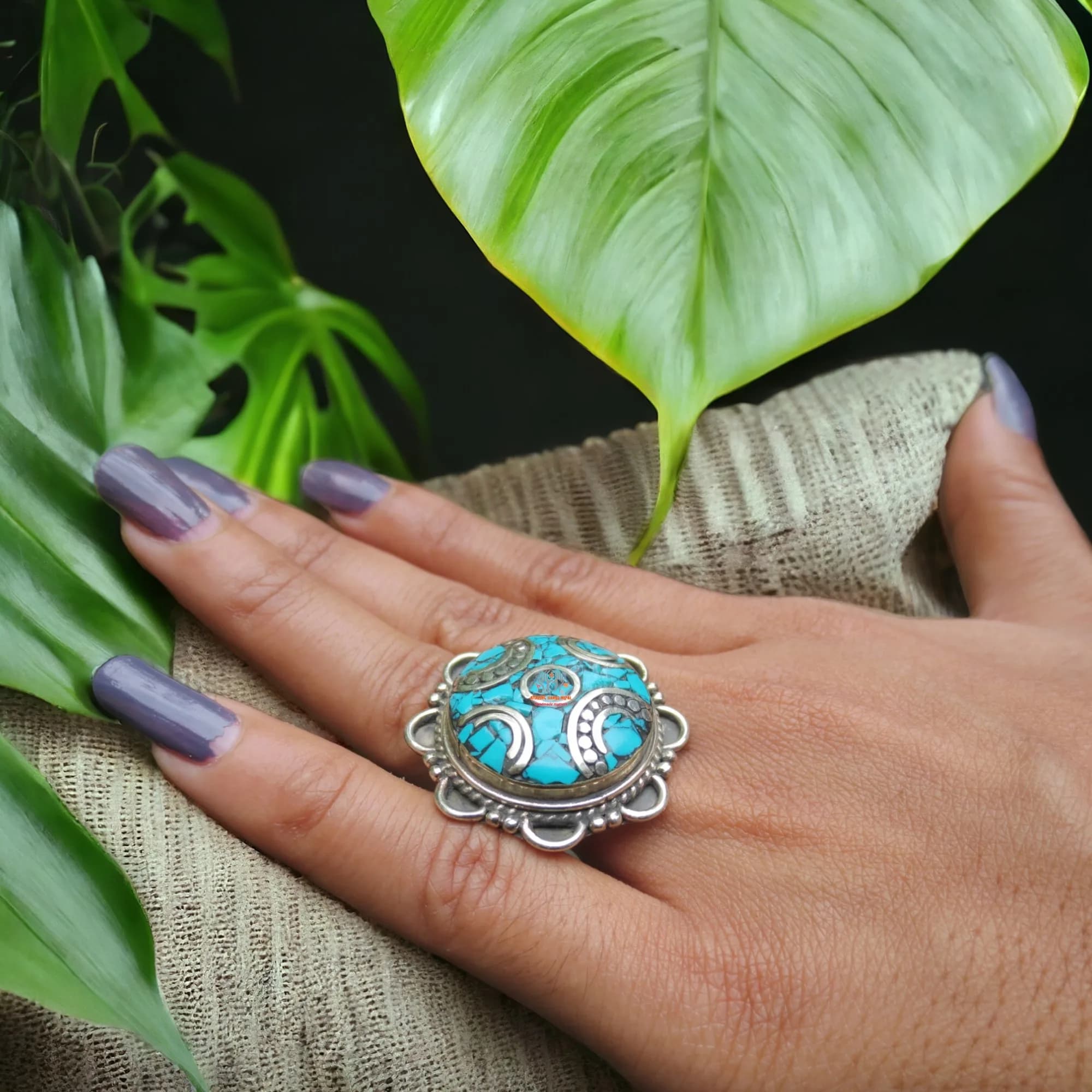 Turquoise Finger Ring
