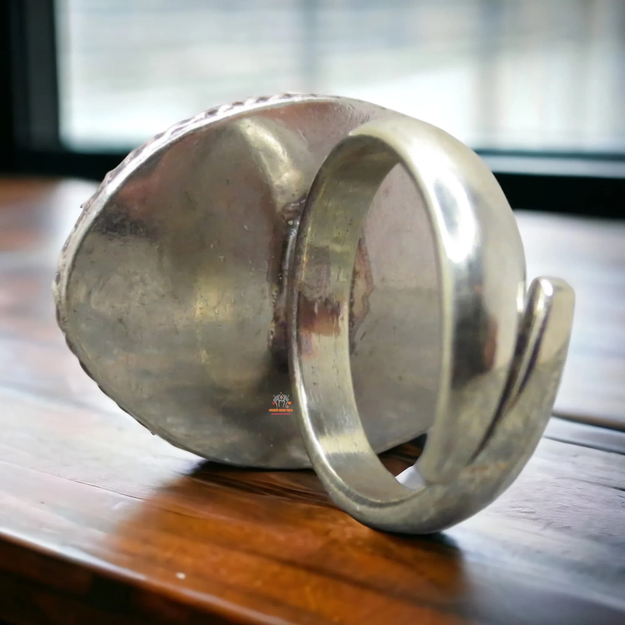 Tibetan Stone Inlaid Finger Ring
