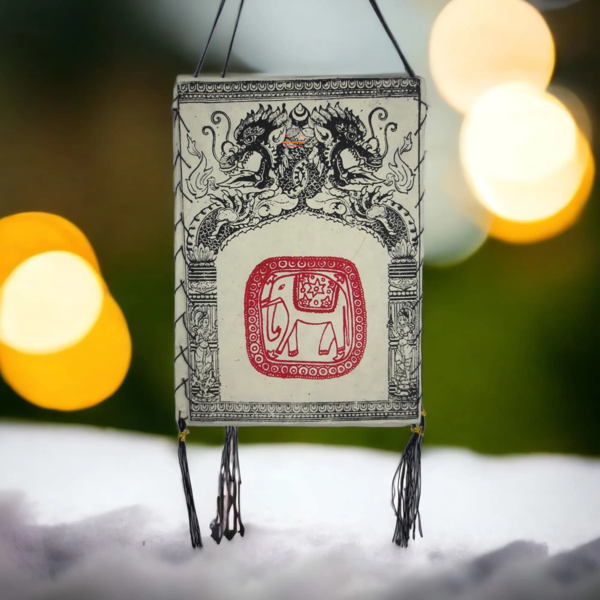 Dragon Printed Lampshade.