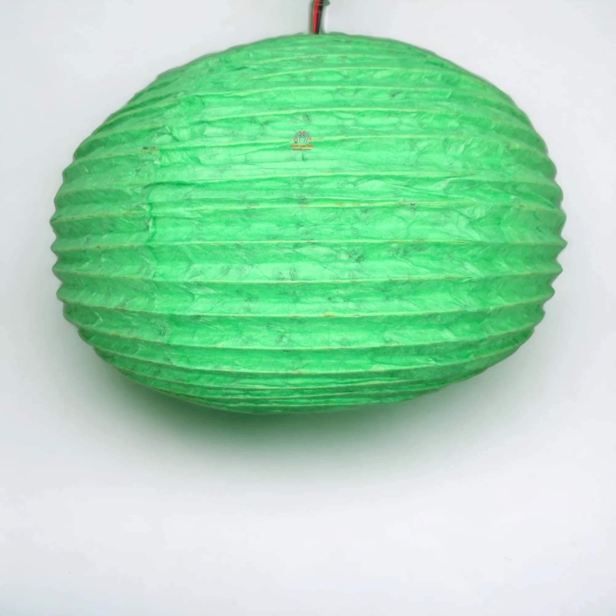 Paper Ball Lampshade Green