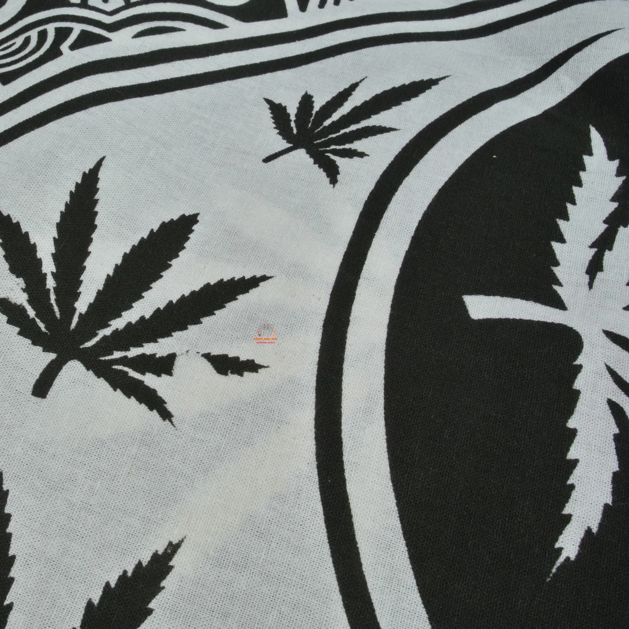 Hemp Leaf Tapestry