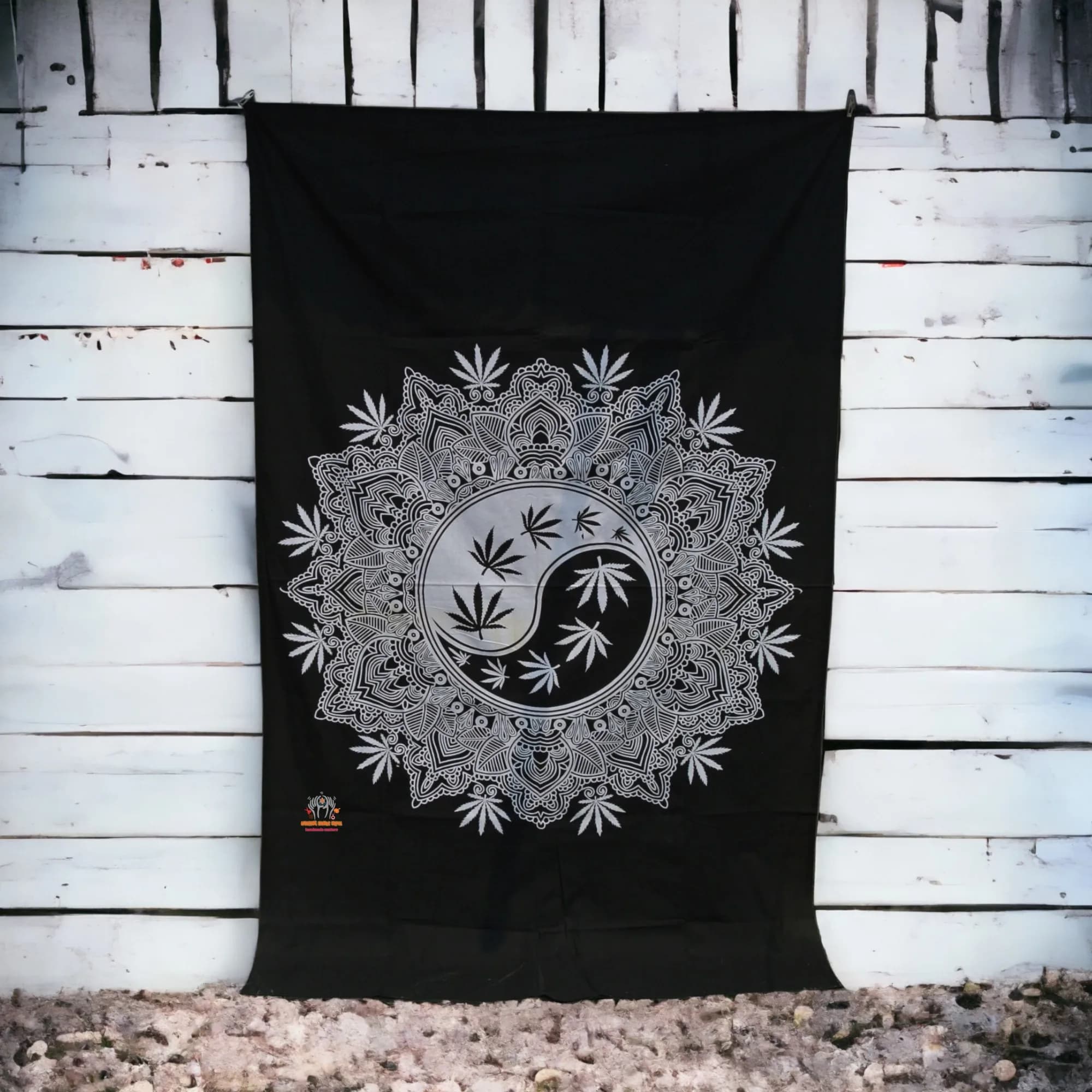Hemp Leaf Tapestry