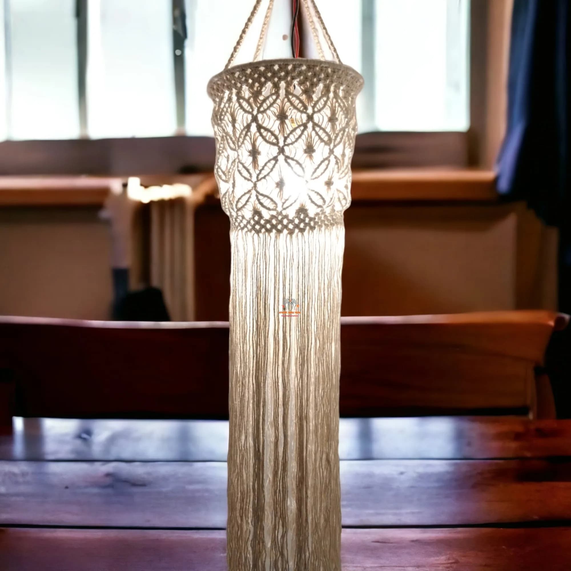 Cotton Knotted Lampshade