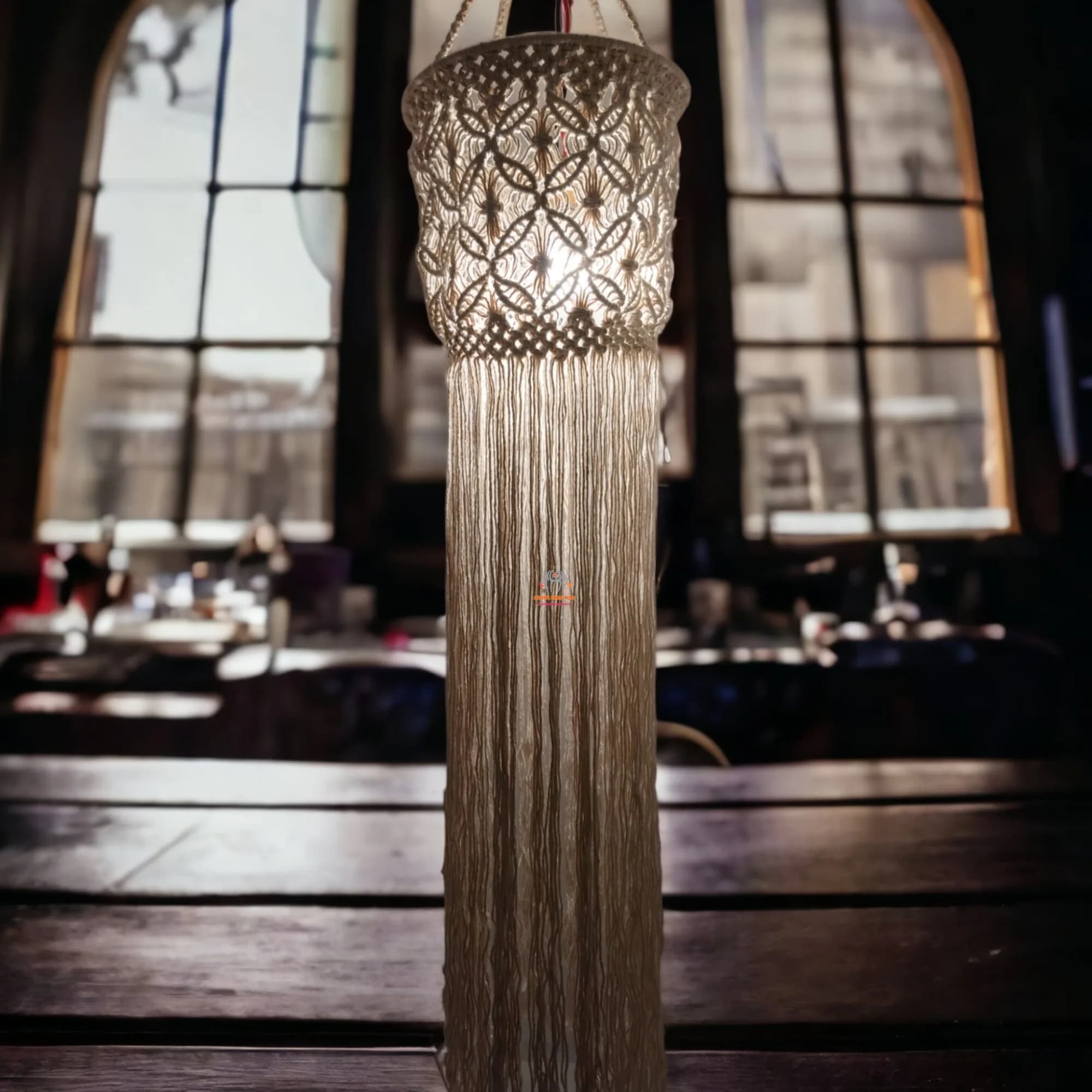Cotton Knotted Lampshade