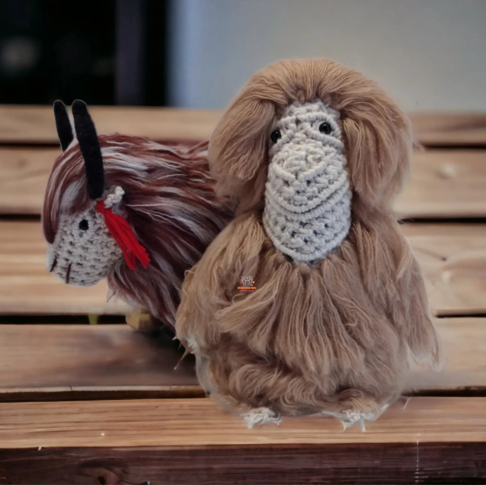 Handmade Yak and Yeti Toys