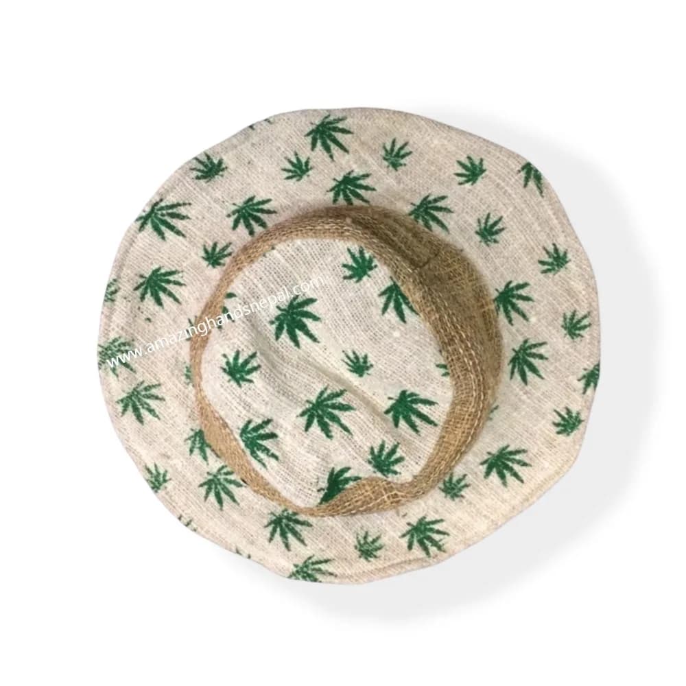 Hat Hemp Leaf