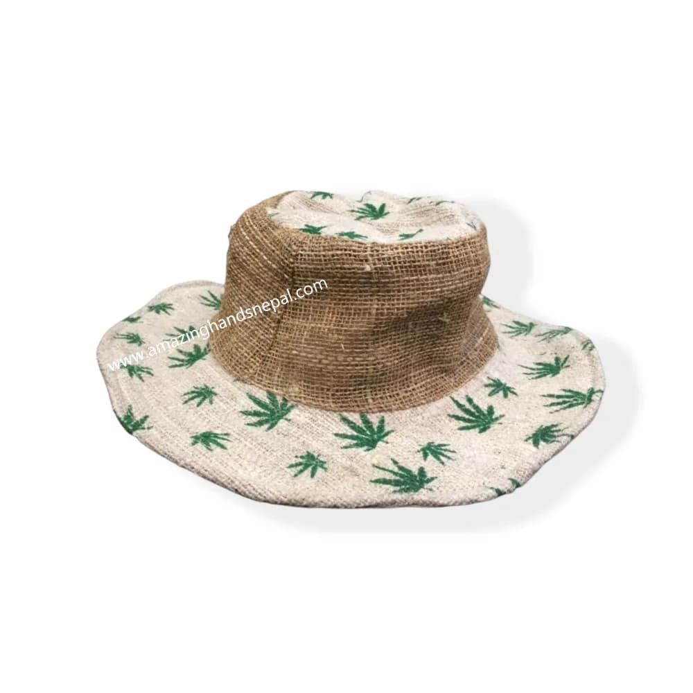 Hat Hemp Leaf