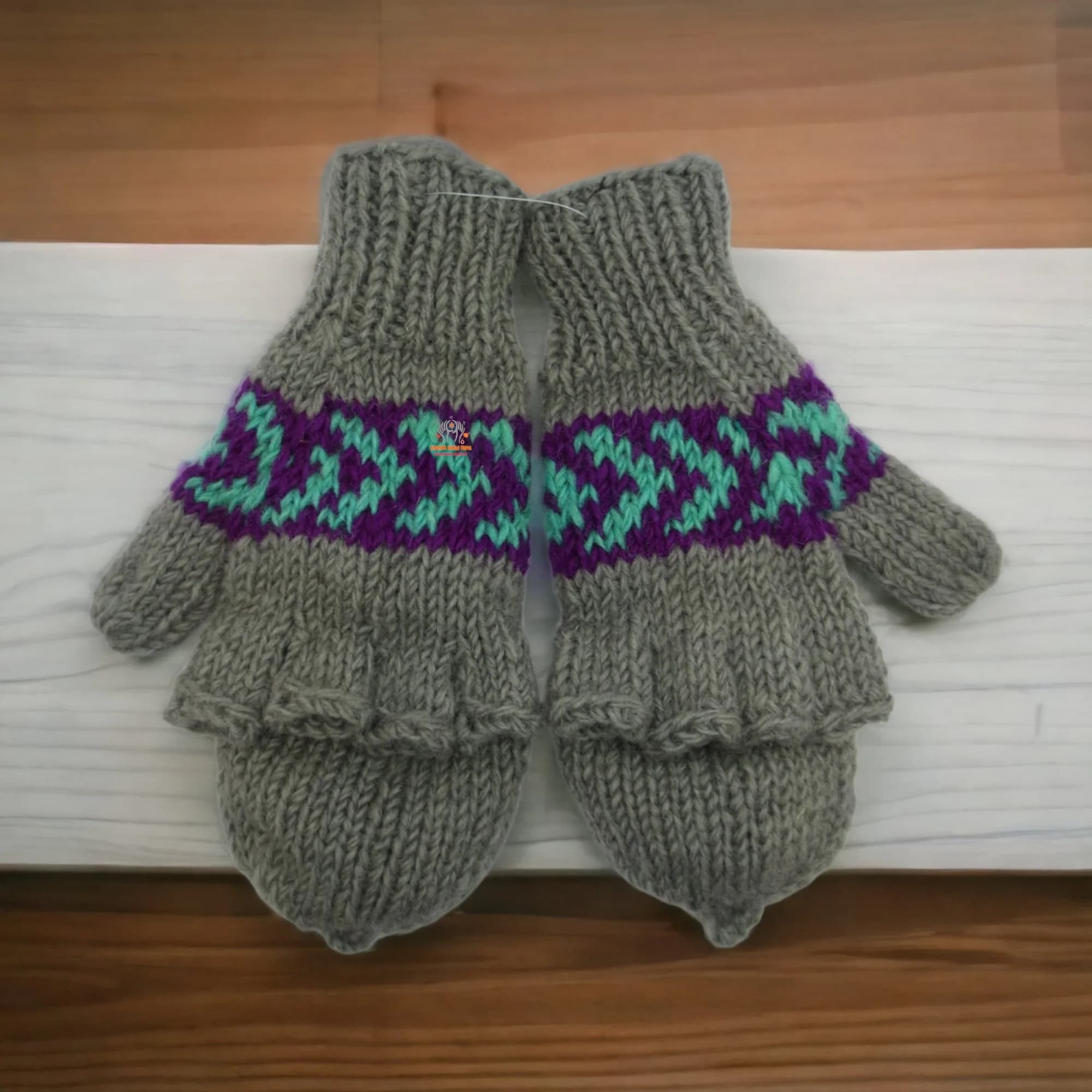 Foldable Woolen Gloves