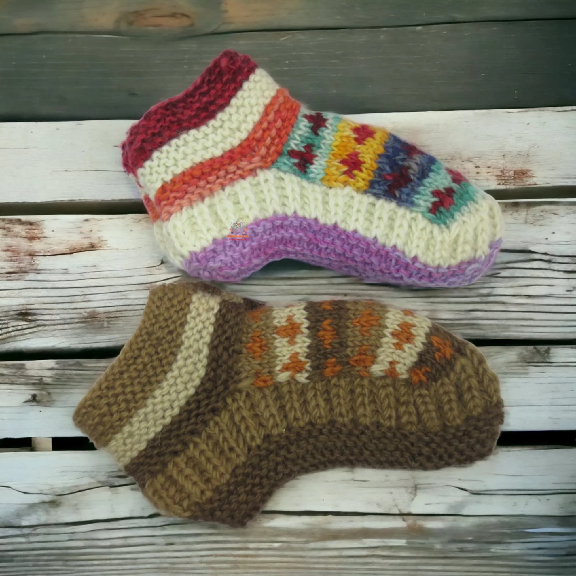 Nepali Woolen Indoor Shoes