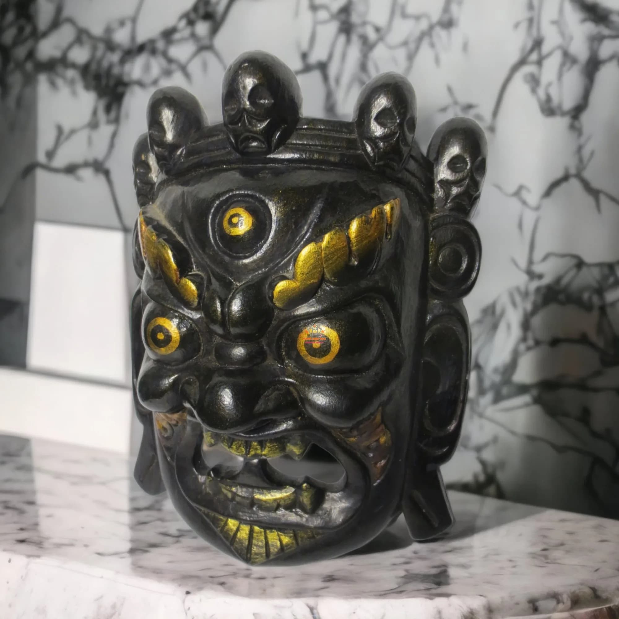 Bhairab Gold Mask