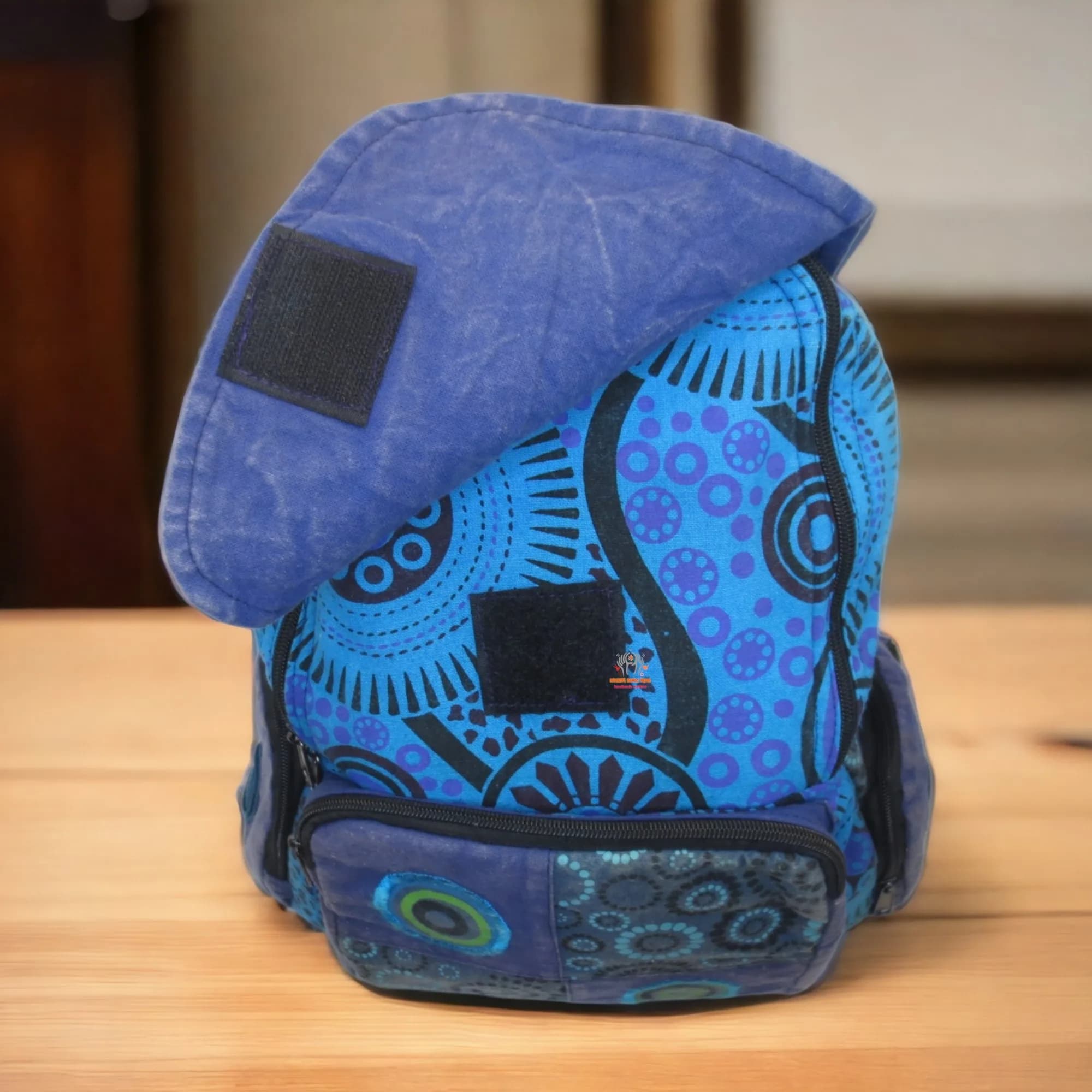 Artistic Patched Backpack