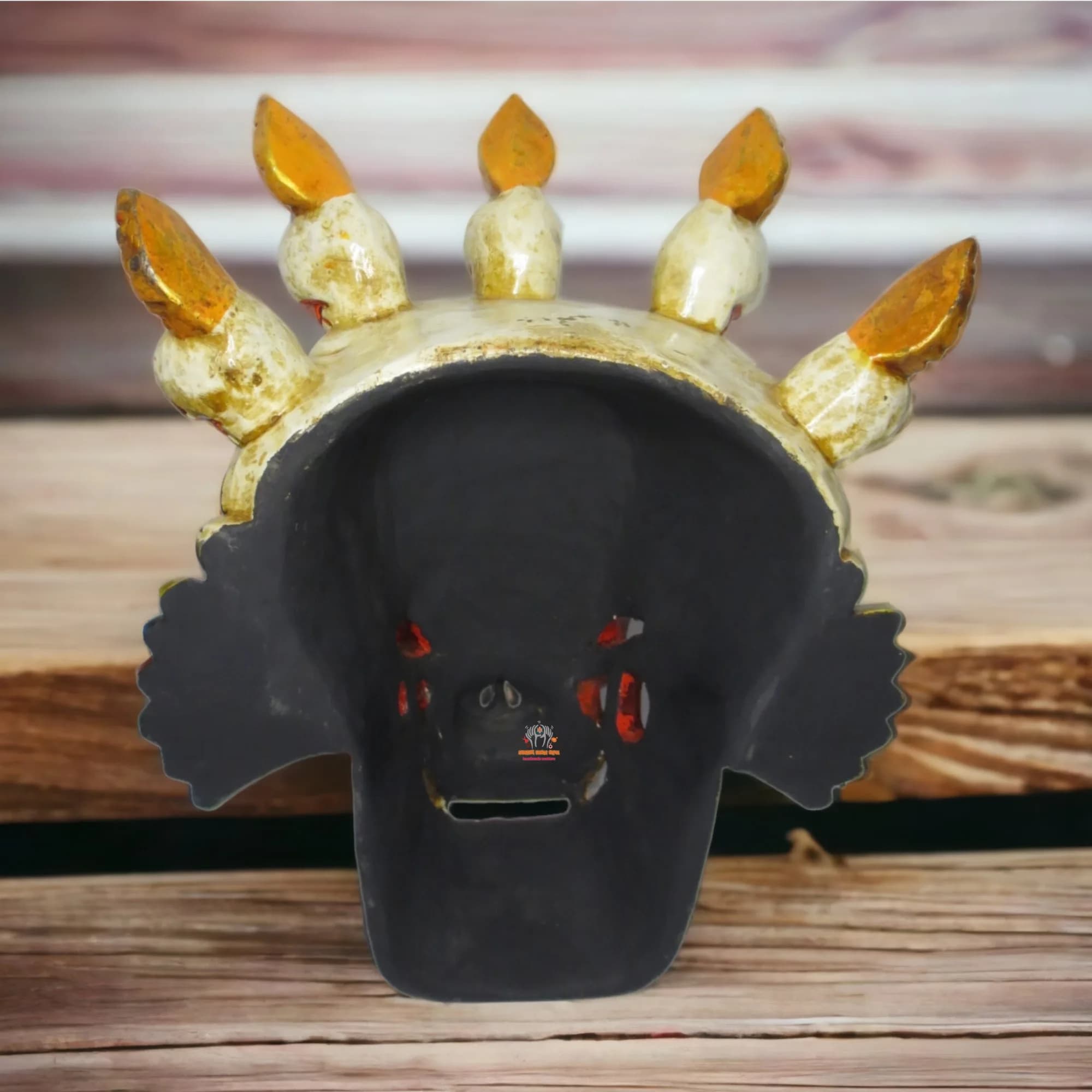 Citipati Wooden Mask