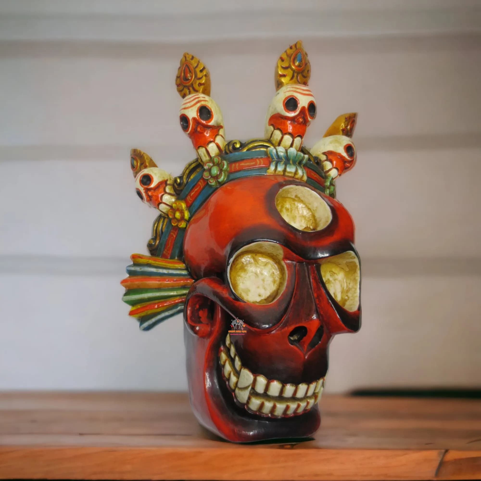 Citipati Wooden Mask
