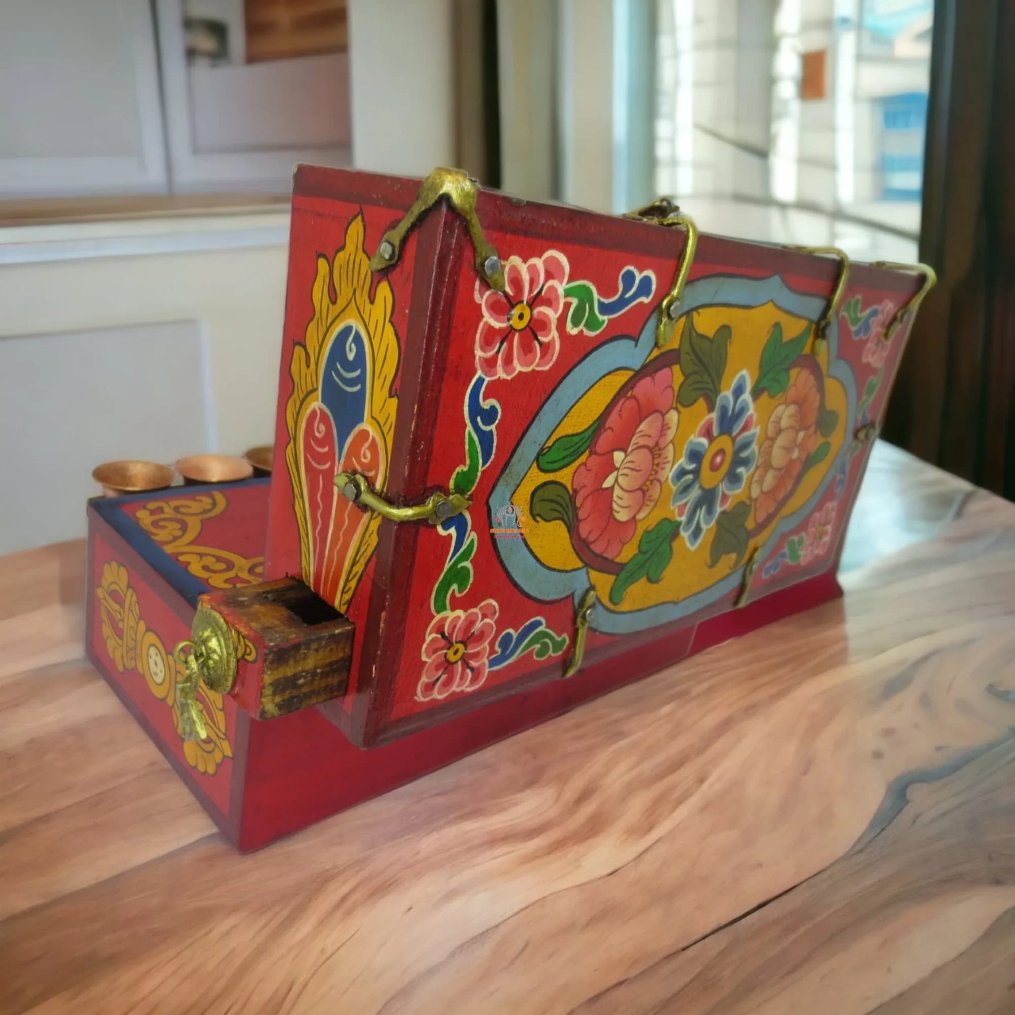 Tibetan Traveling Altar Box