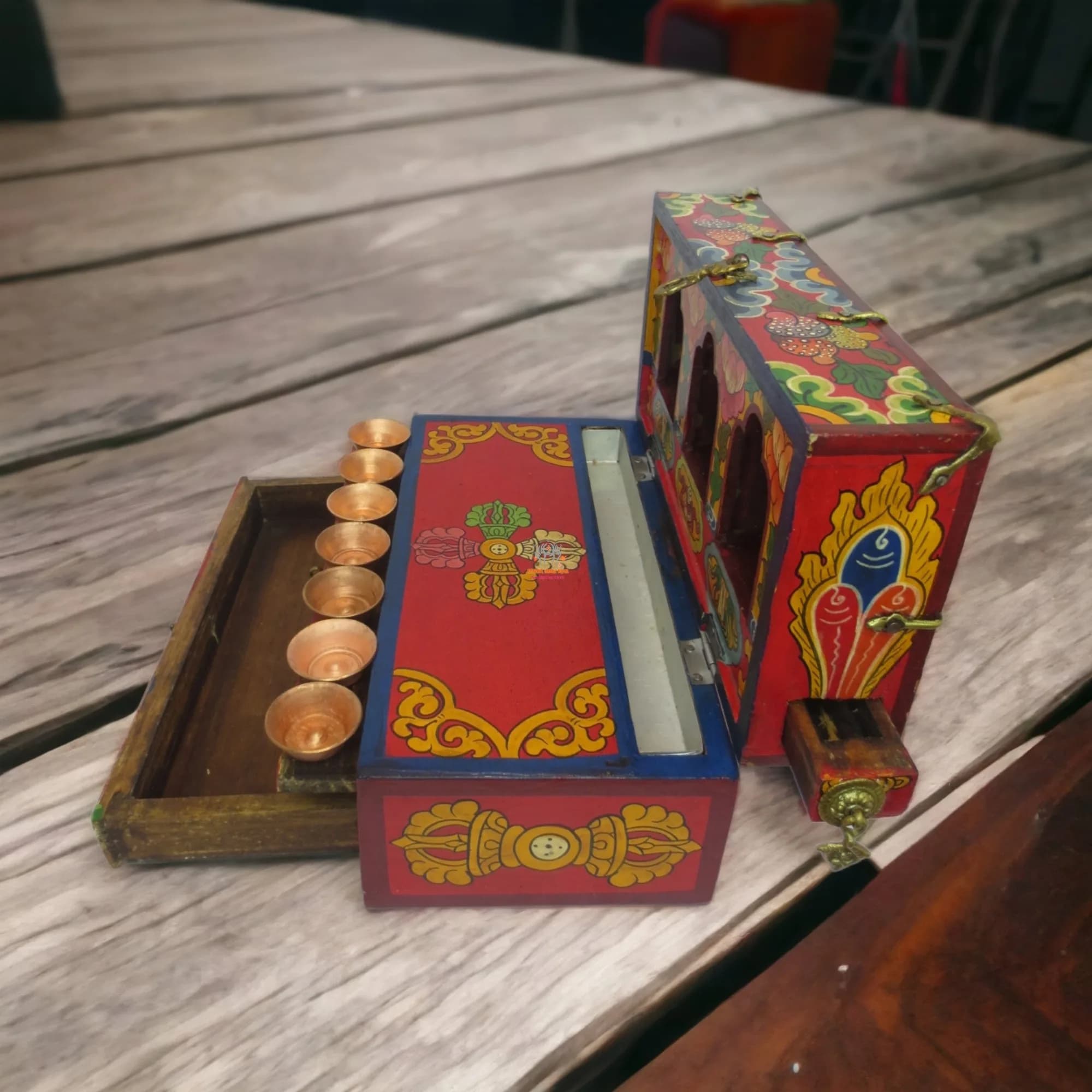 Tibetan Traveling Altar Box