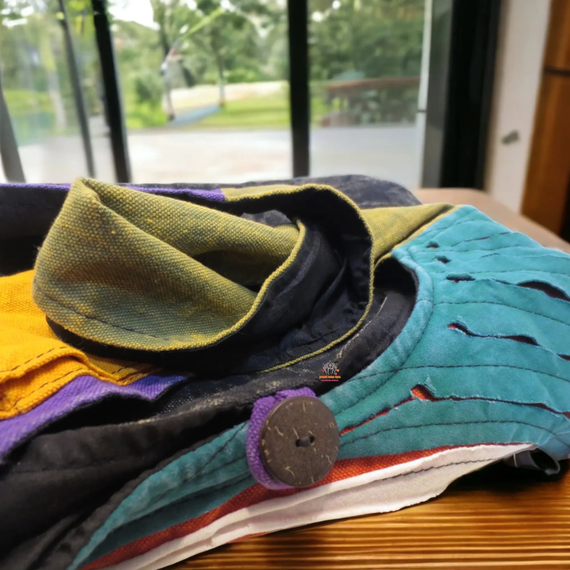 Spiral Patched Bag