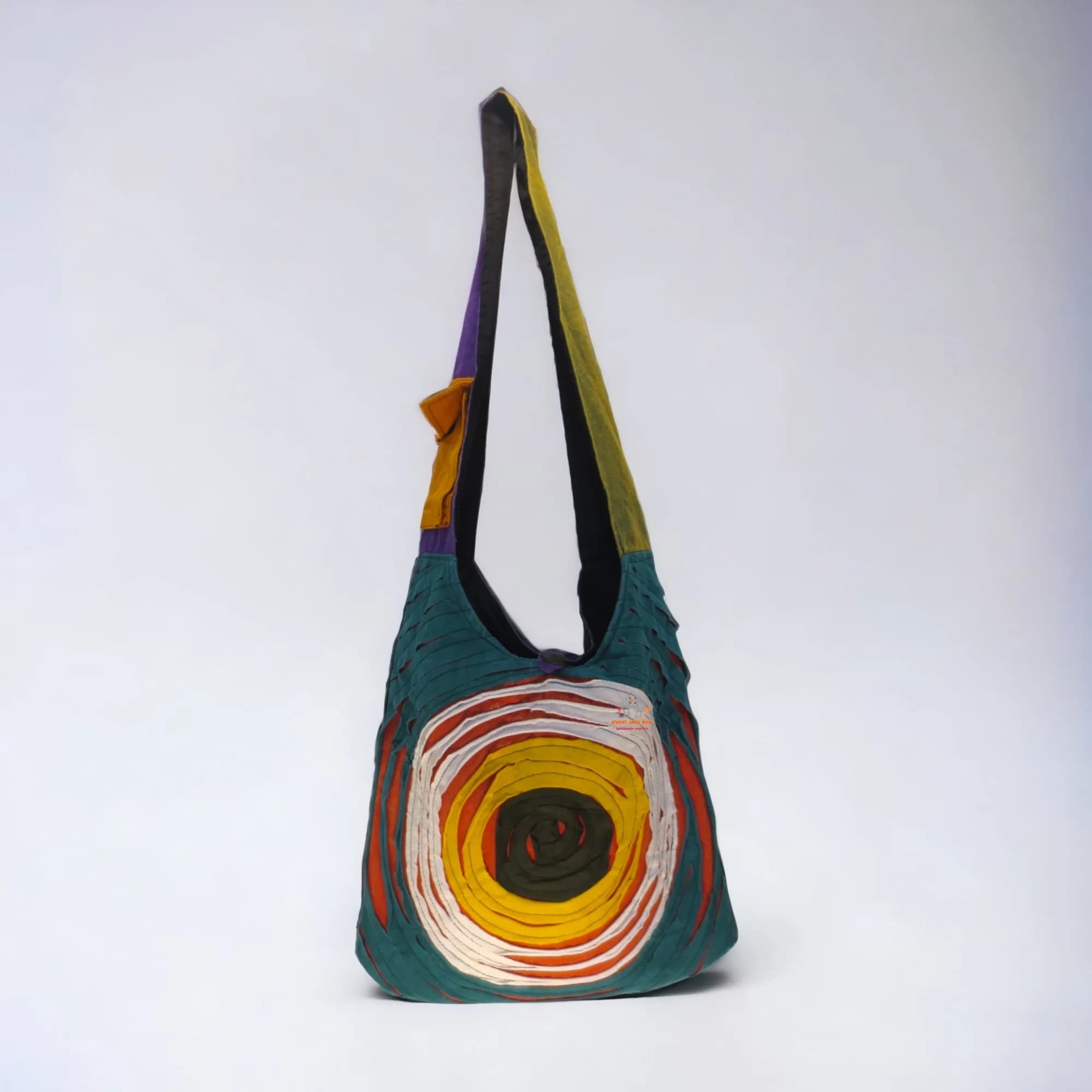Spiral Patched Bag