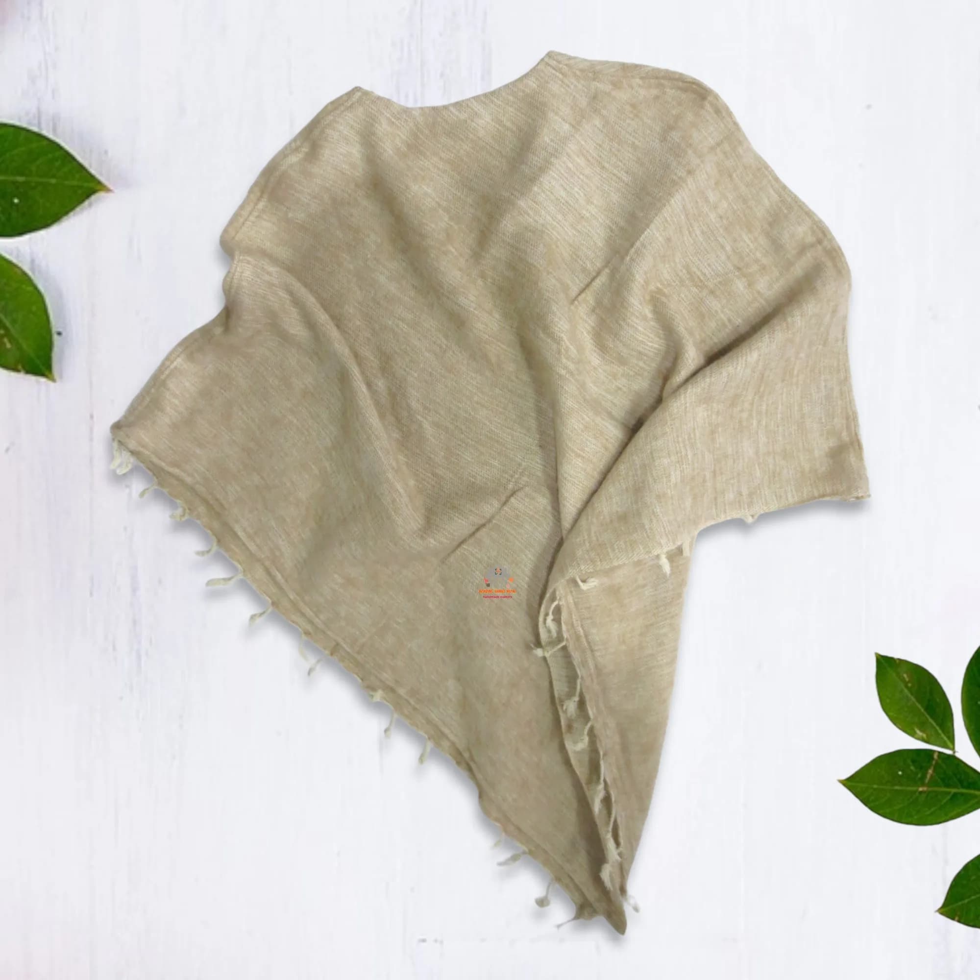 Woolen Poncho Short