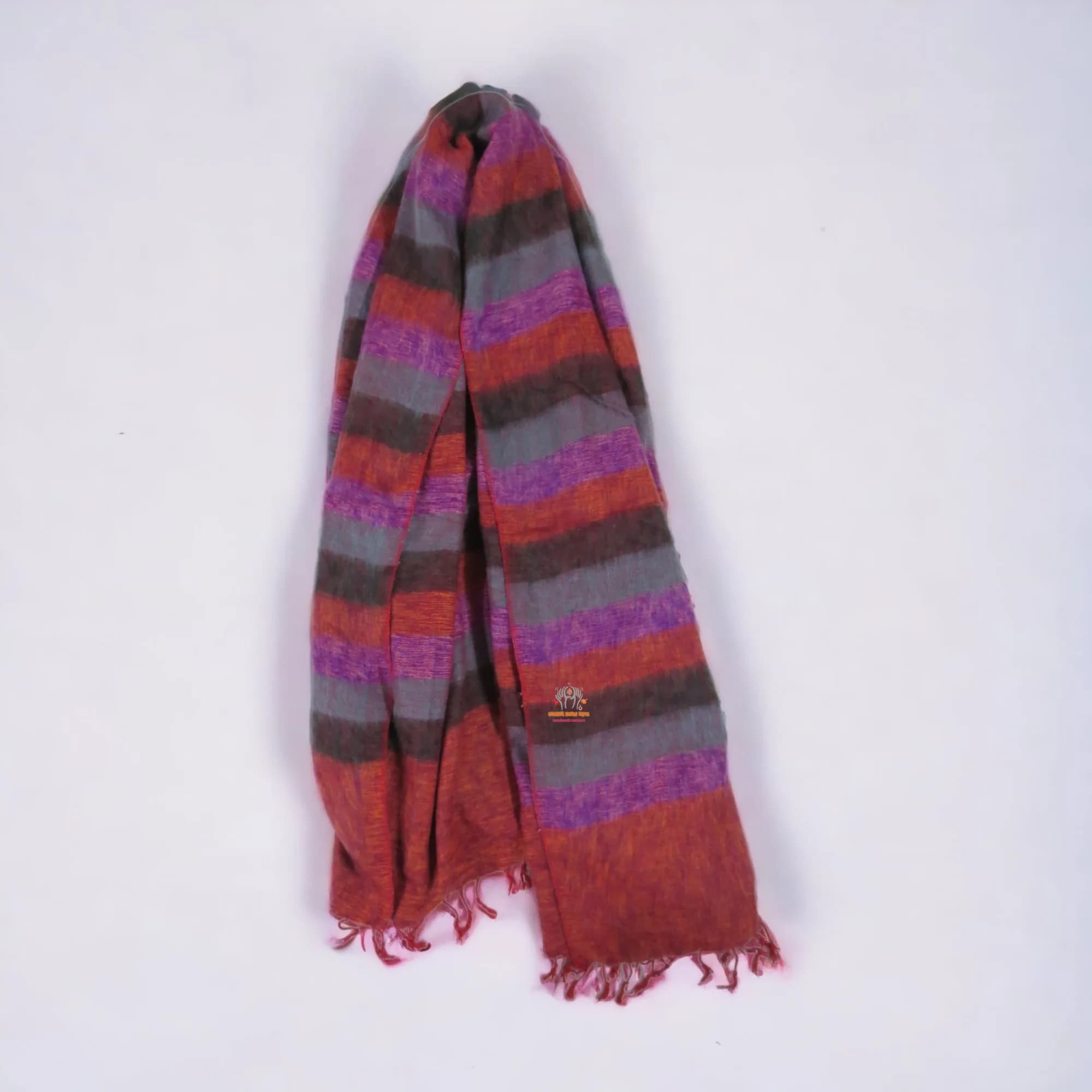 Yak Blanket Purple Orange