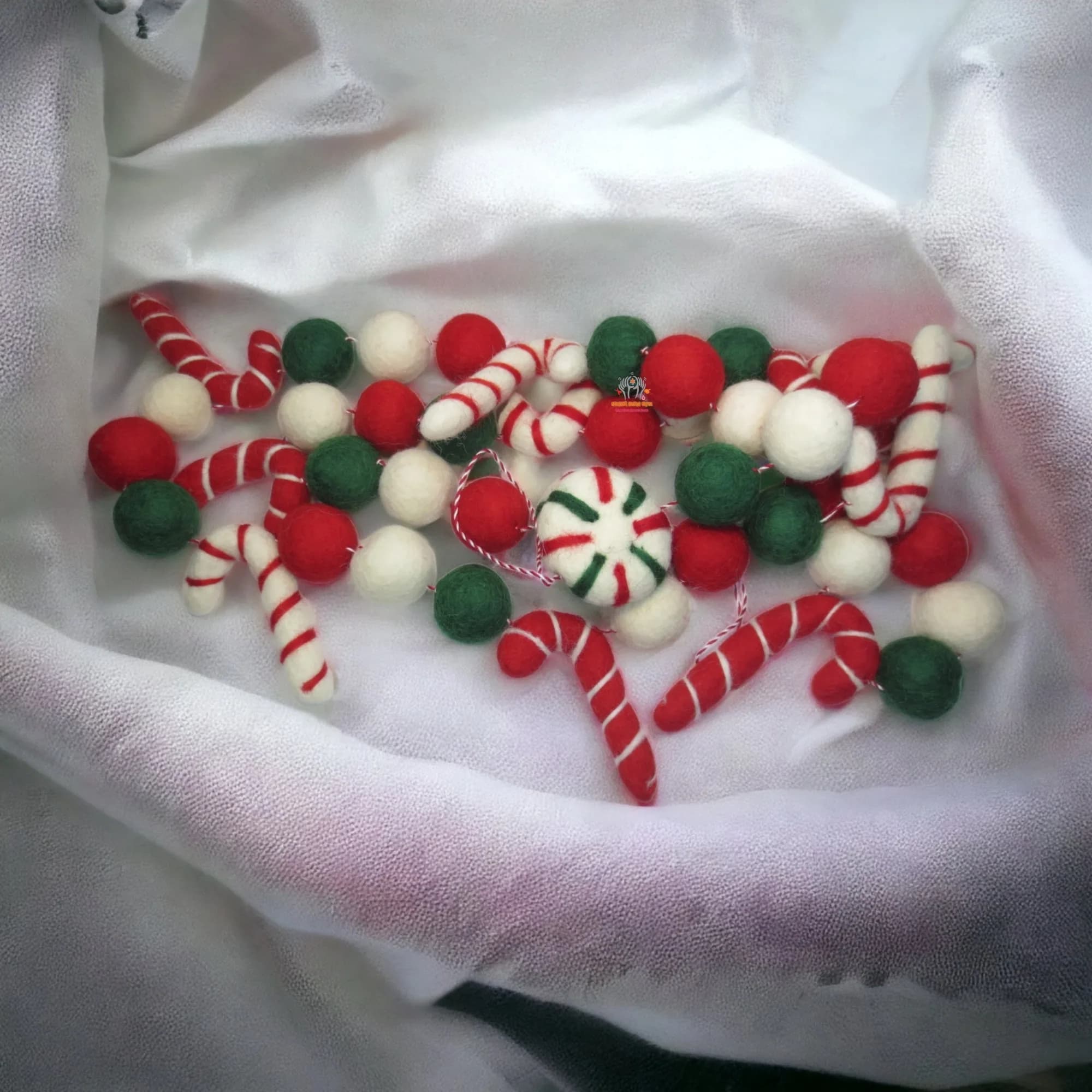 Candy Cane Garland