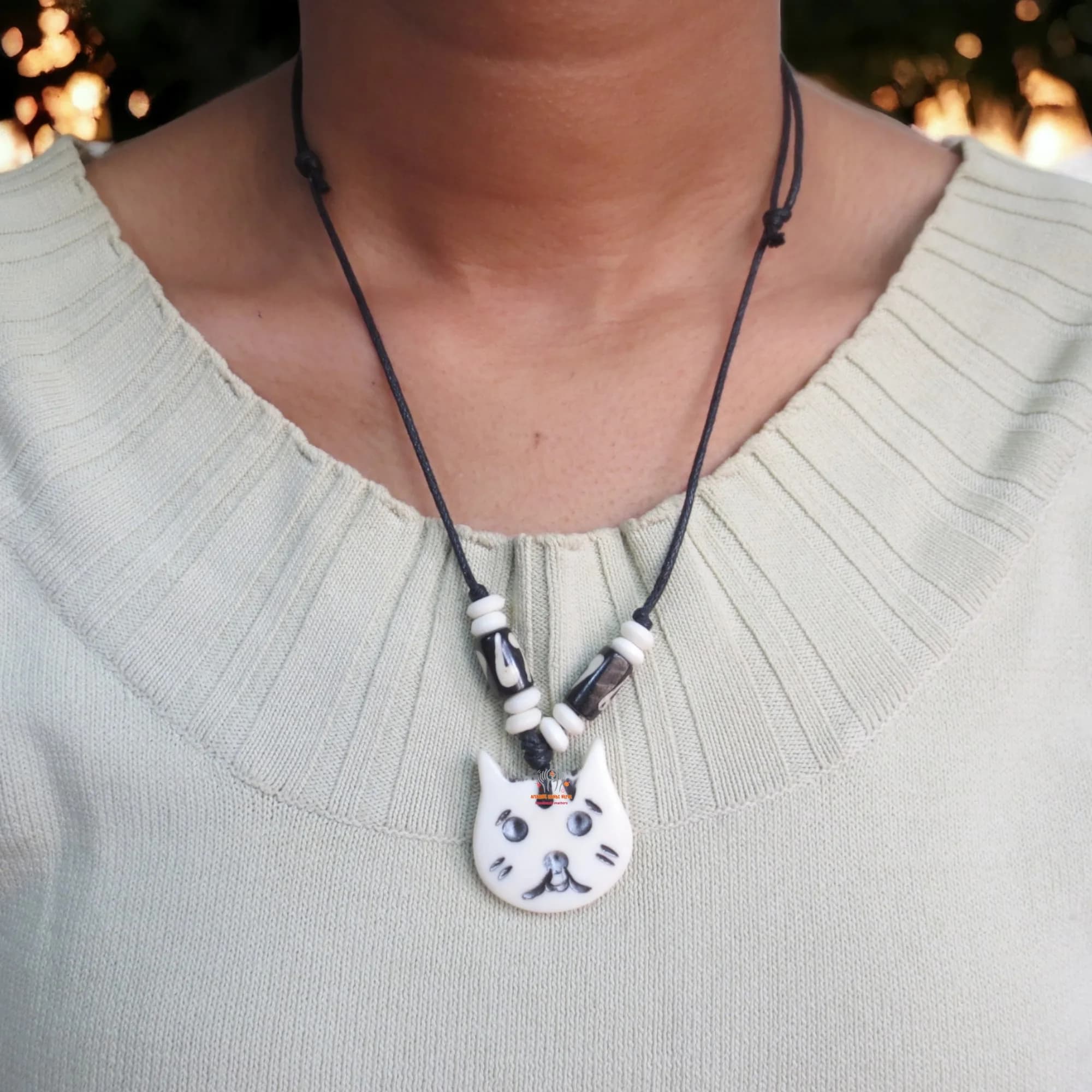 Cat Face Necklace