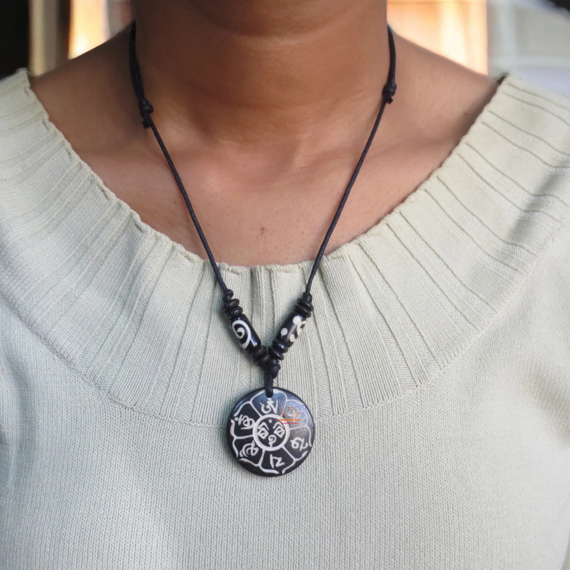 Buddhist Mantra Necklace