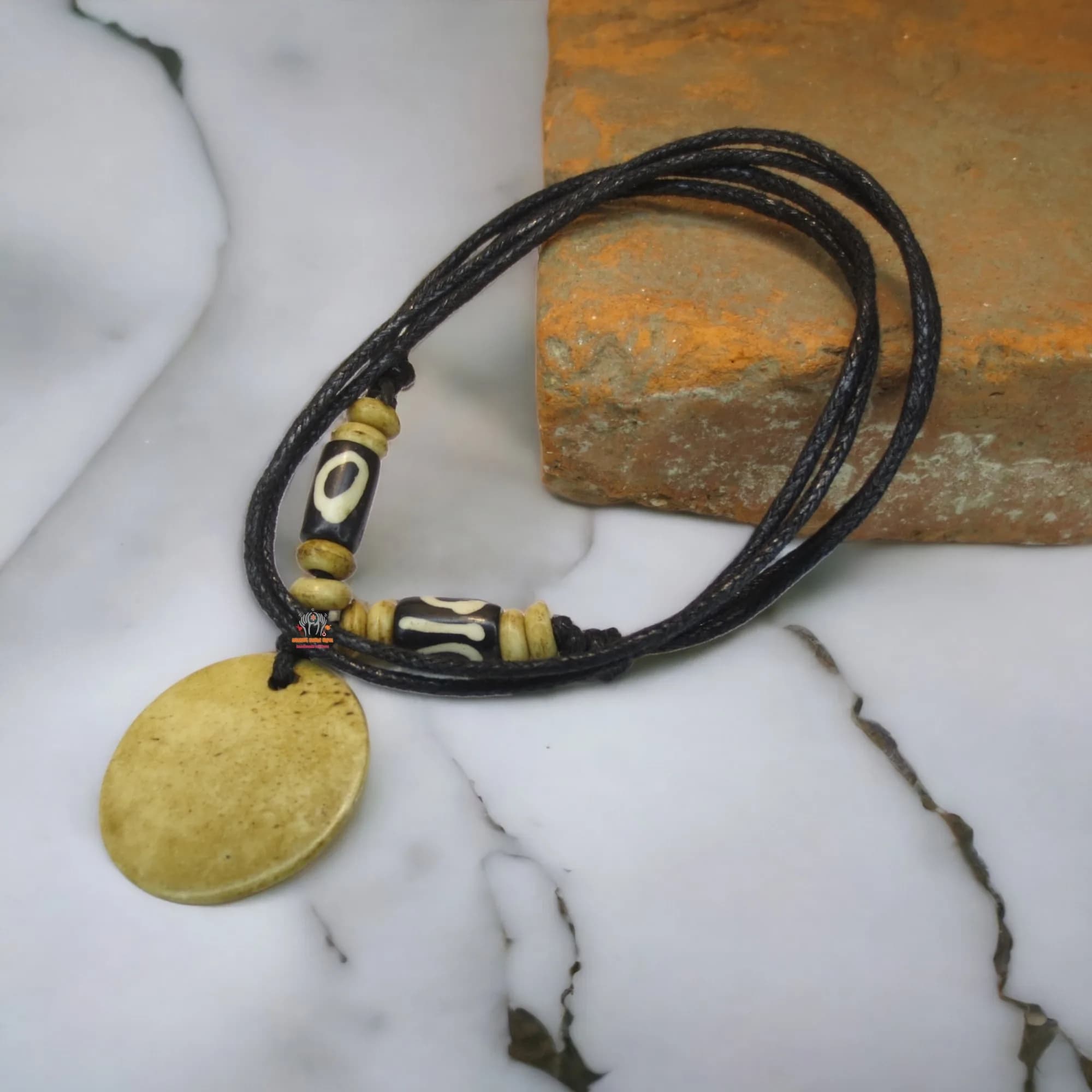 Sanskrit Om Necklace