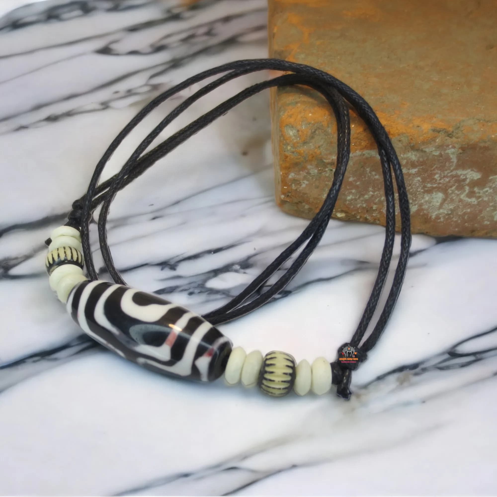 Tibetan Dzi Necklace