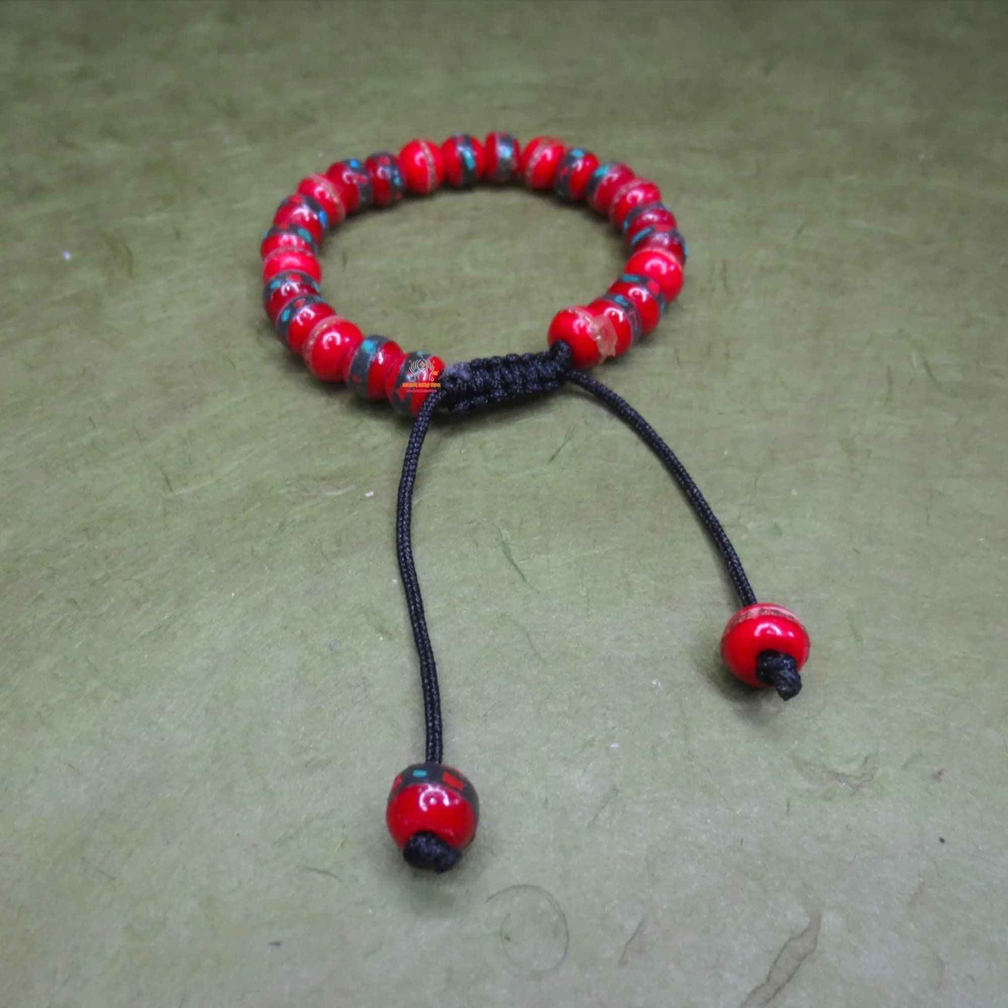 Red Bone Wrist Mala