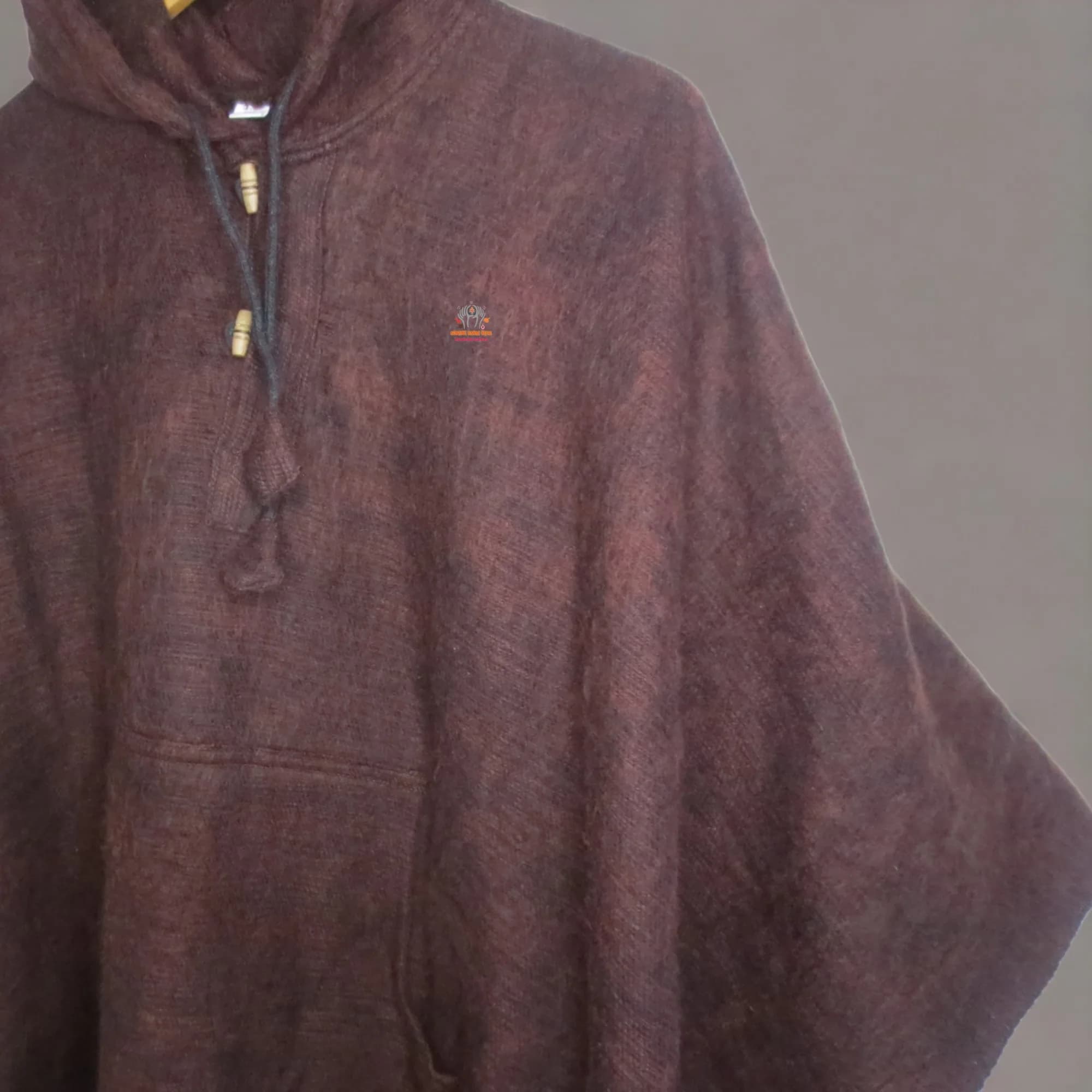 Woolen Long Poncho