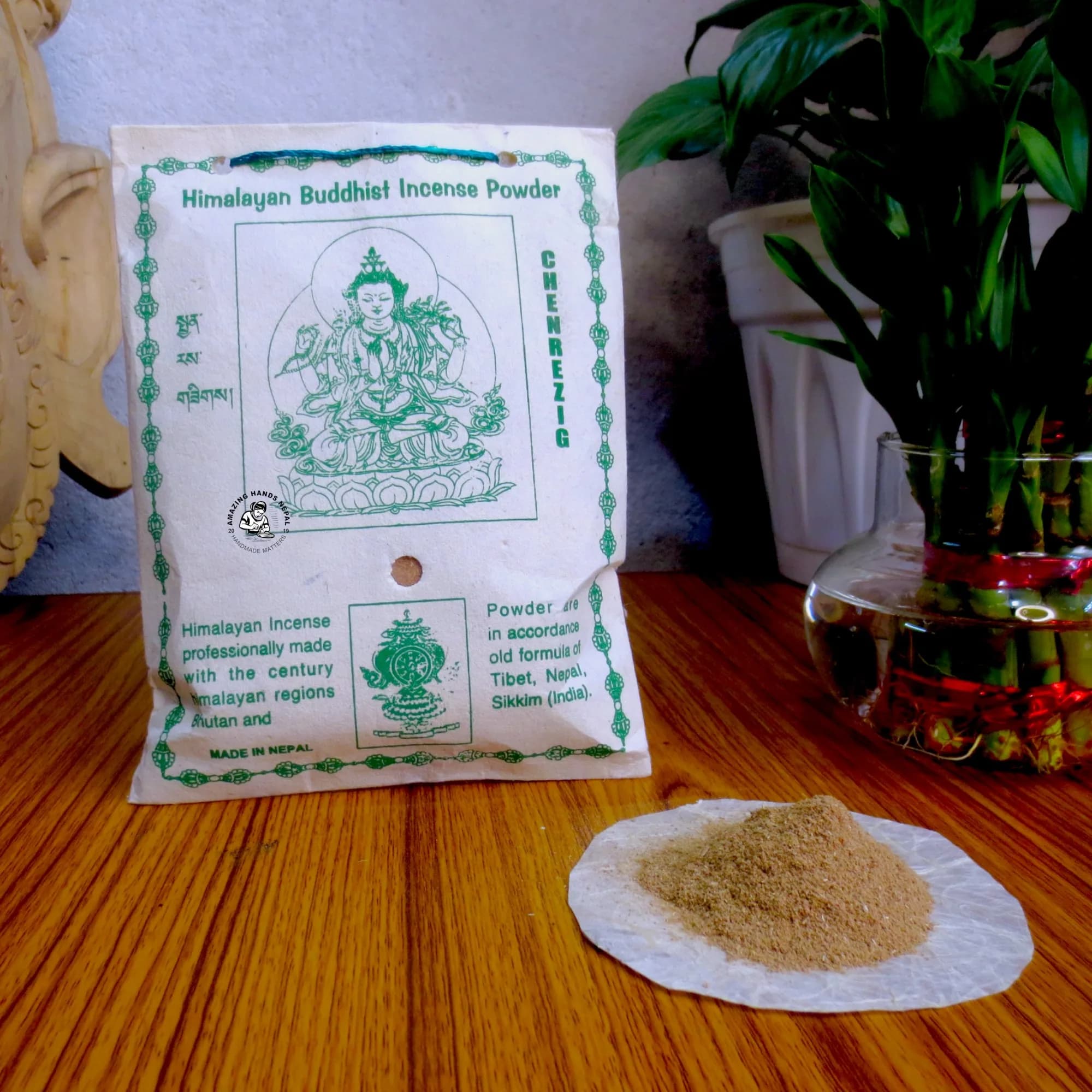 Gangchen Chenrezig Himalayan Incense Powder