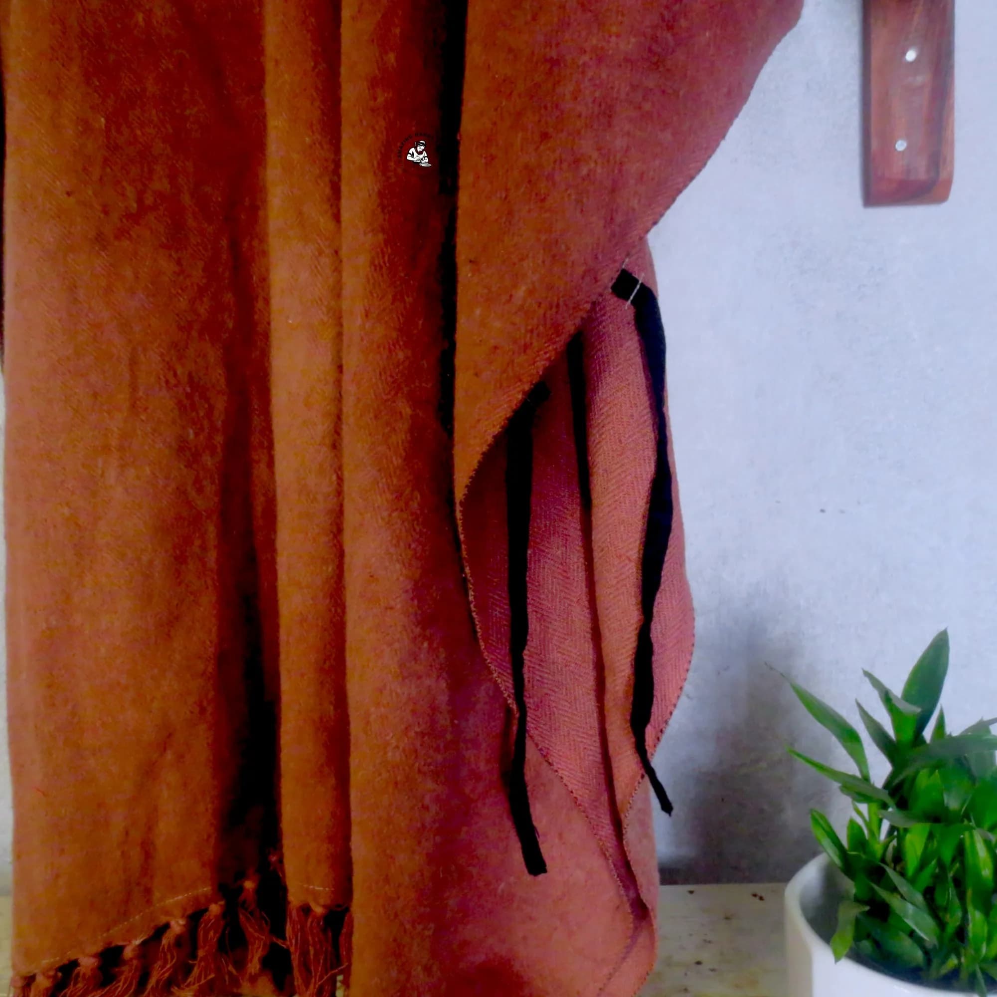 Himalayan Brushed Cotton Poncho