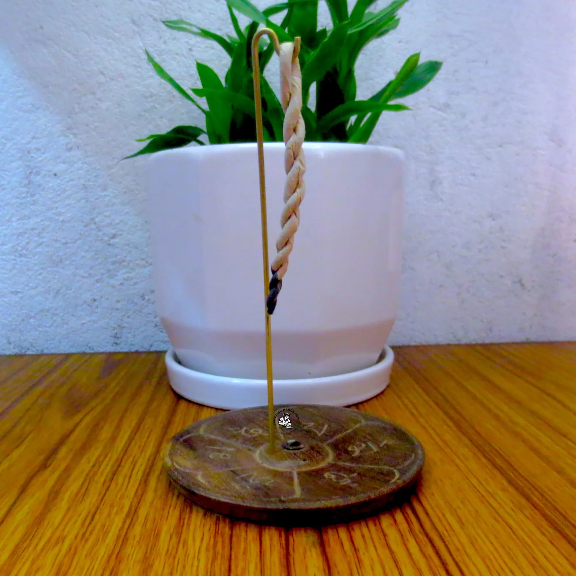 Tibetan Buddha Mantra Incense Holder