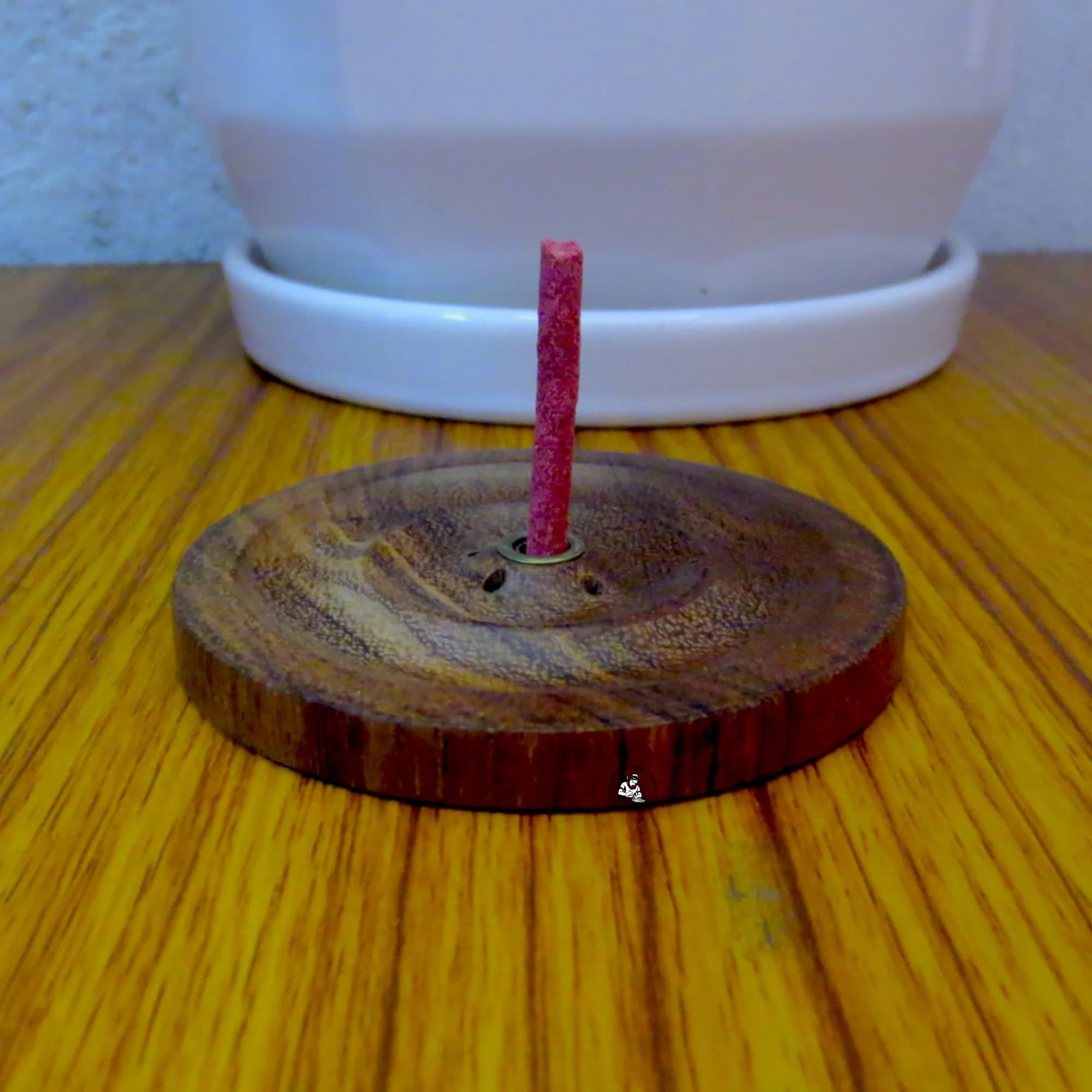 Tibetan Circle Carved Incense Holder