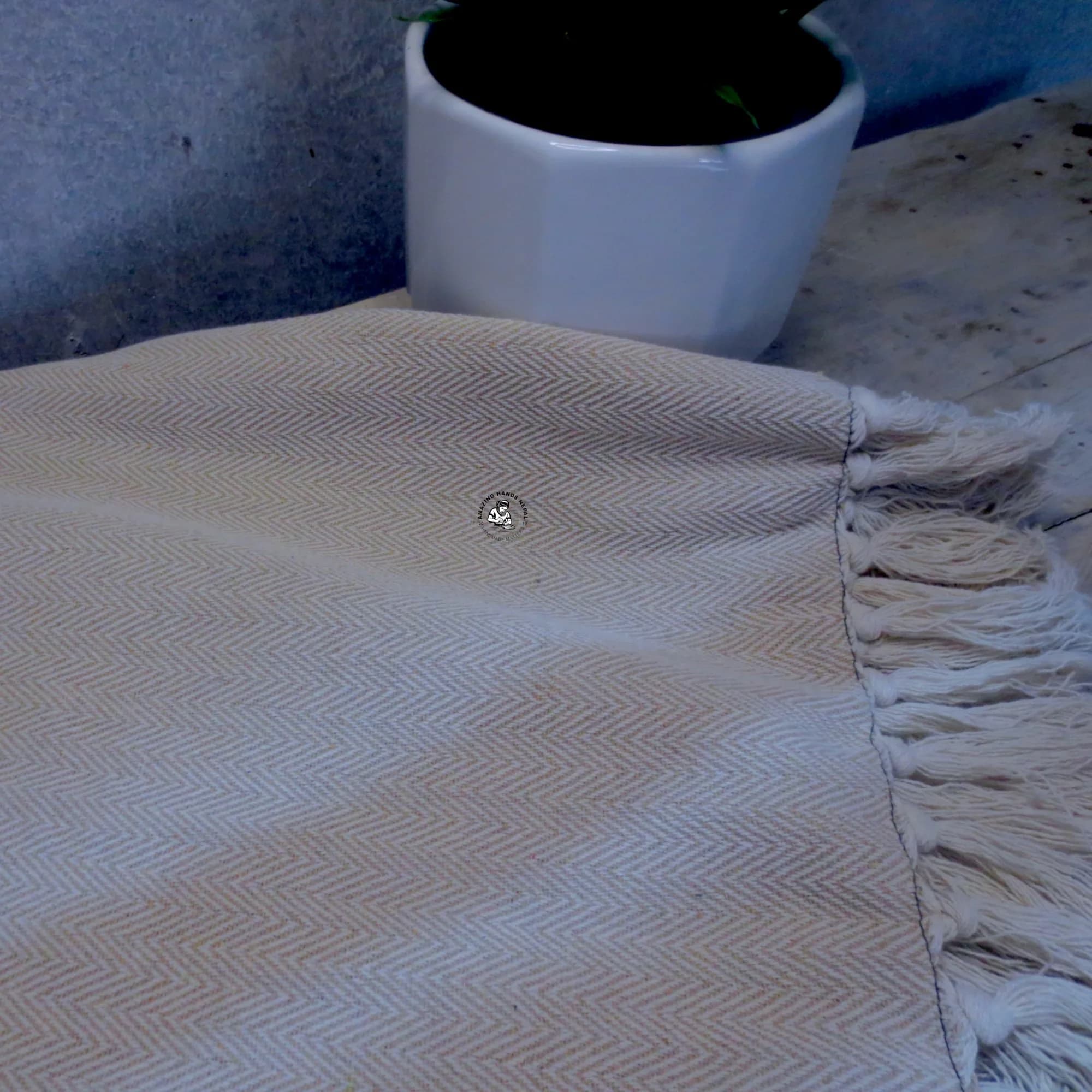 Himalayan Cotton Throw Blanket