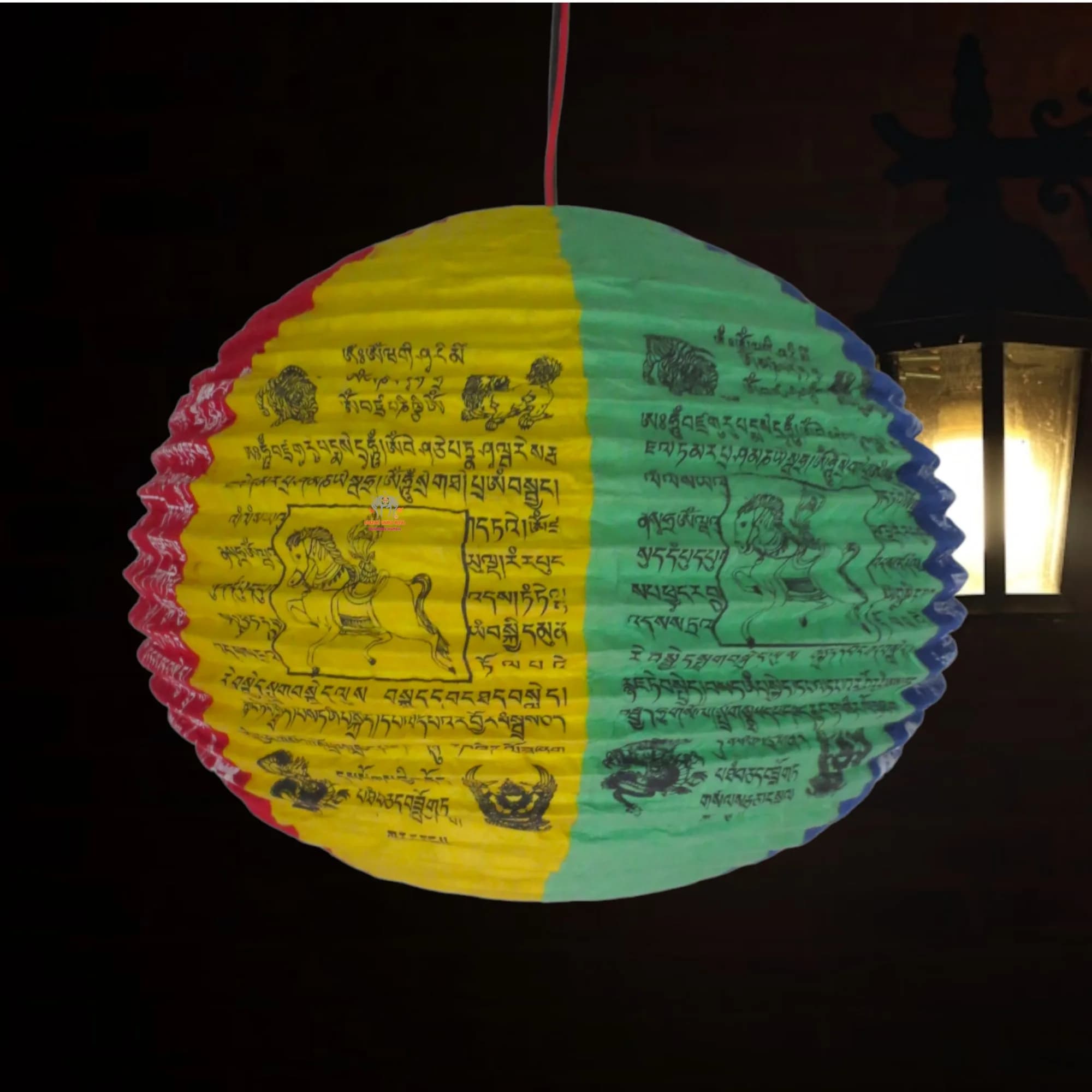 Tibetan Prayer Flag Lampshade